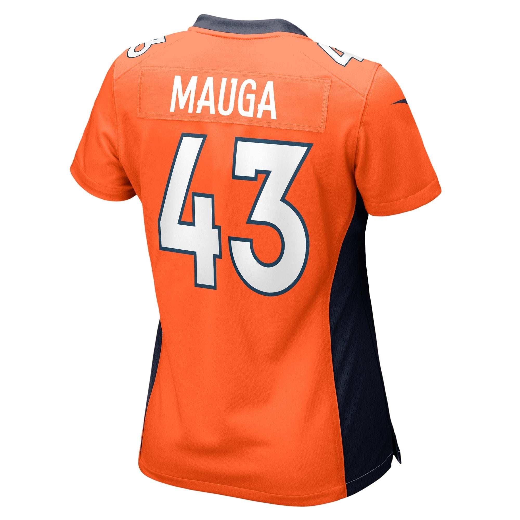 Women's Nike Kana'i Mauga Orange Denver Broncos Game Player Jersey - vstockx