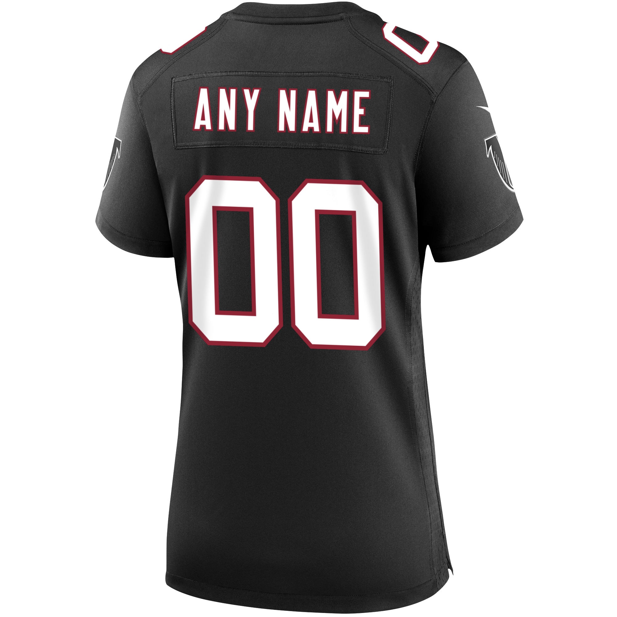 Atlanta Falcons Nike Women's Throwback Custom Game Jersey - Black - vstockx