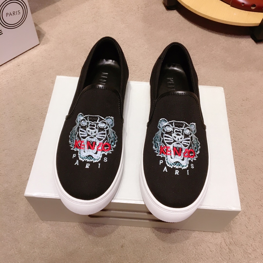 Kenzo K-SKATE Tiger canvas slip-on sneakers 24 - vstockx
