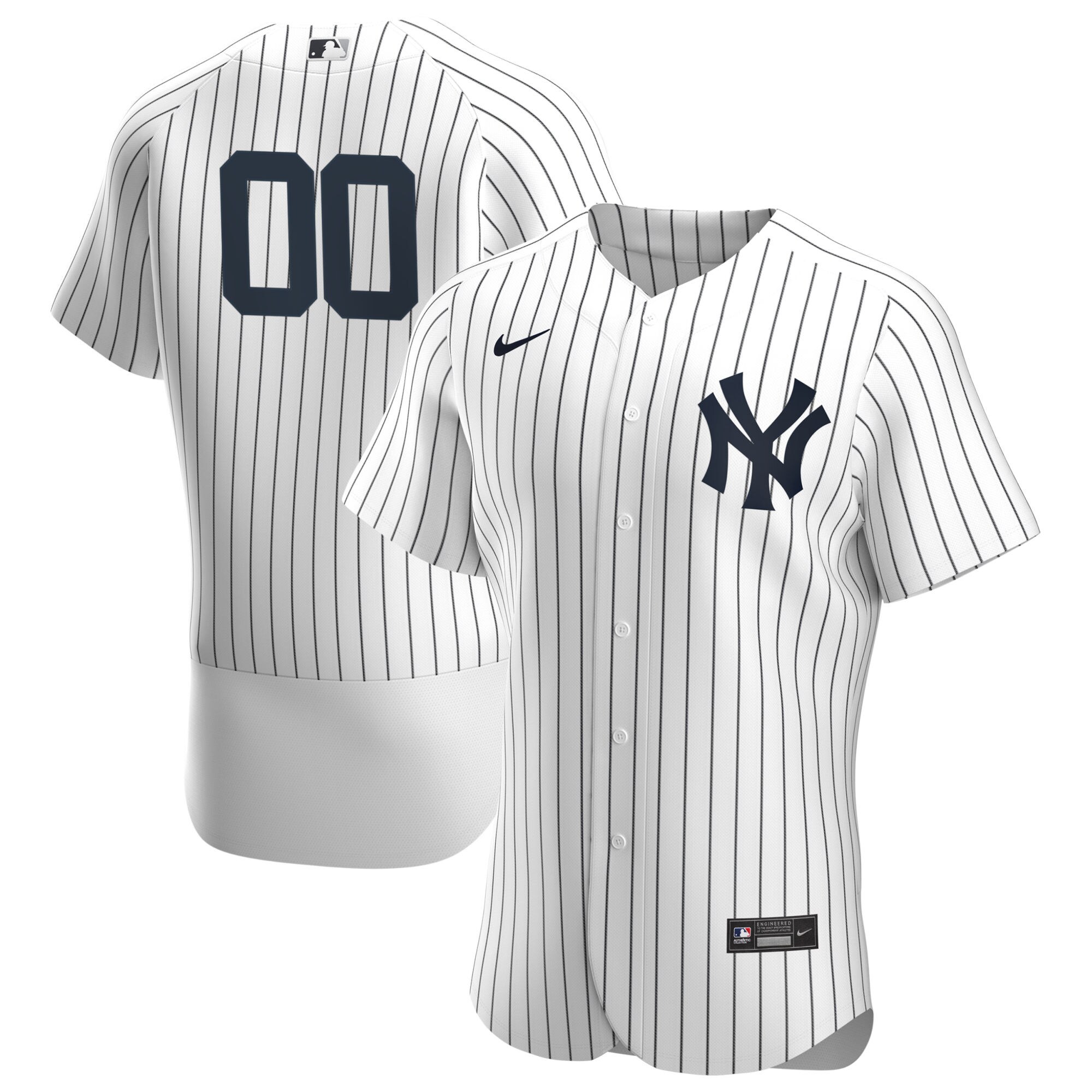 New York Yankees Nike Home Pick-A-Player Retired Roster Authentic Jersey - White - vstockx