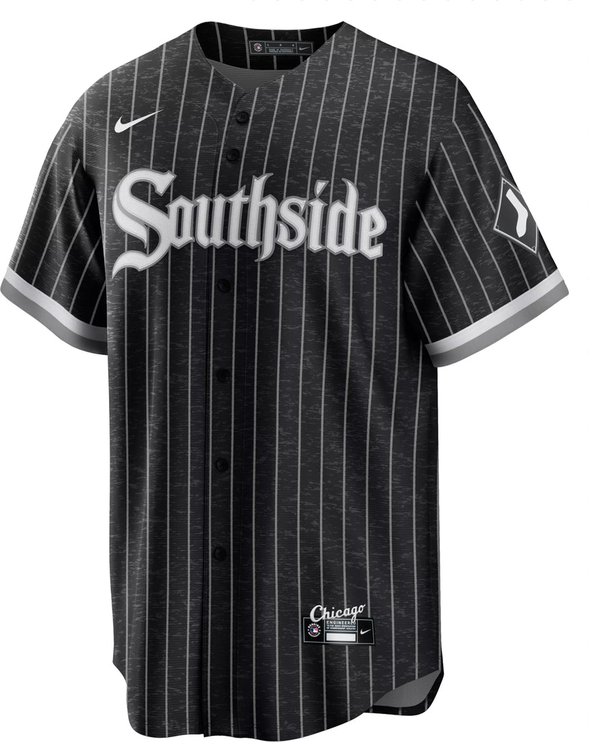 Men's Tim Anderson Chicago White Sox Black City Connect Premium Stitch Replica Jersey - vstockx