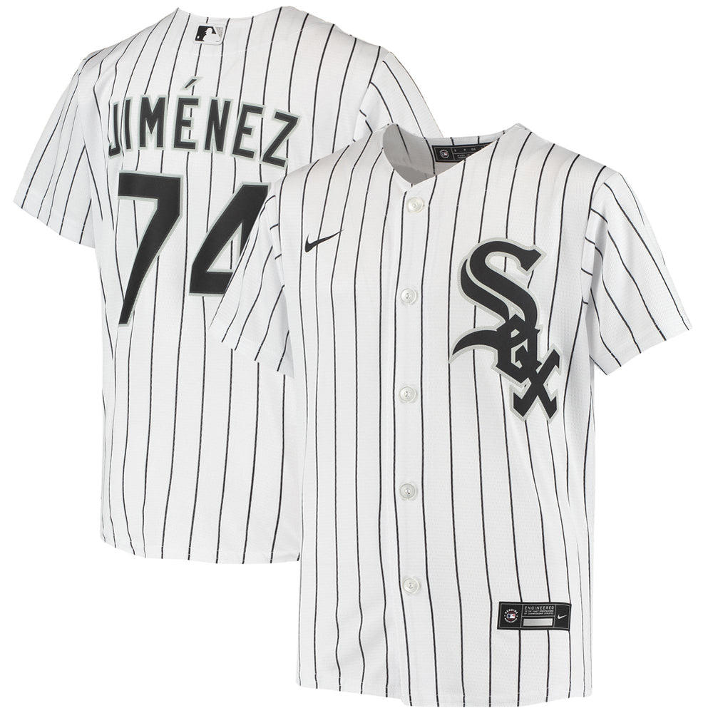 Youth Chicago White Sox Eloy Jimenez Home Player Jersey - White - vstockx