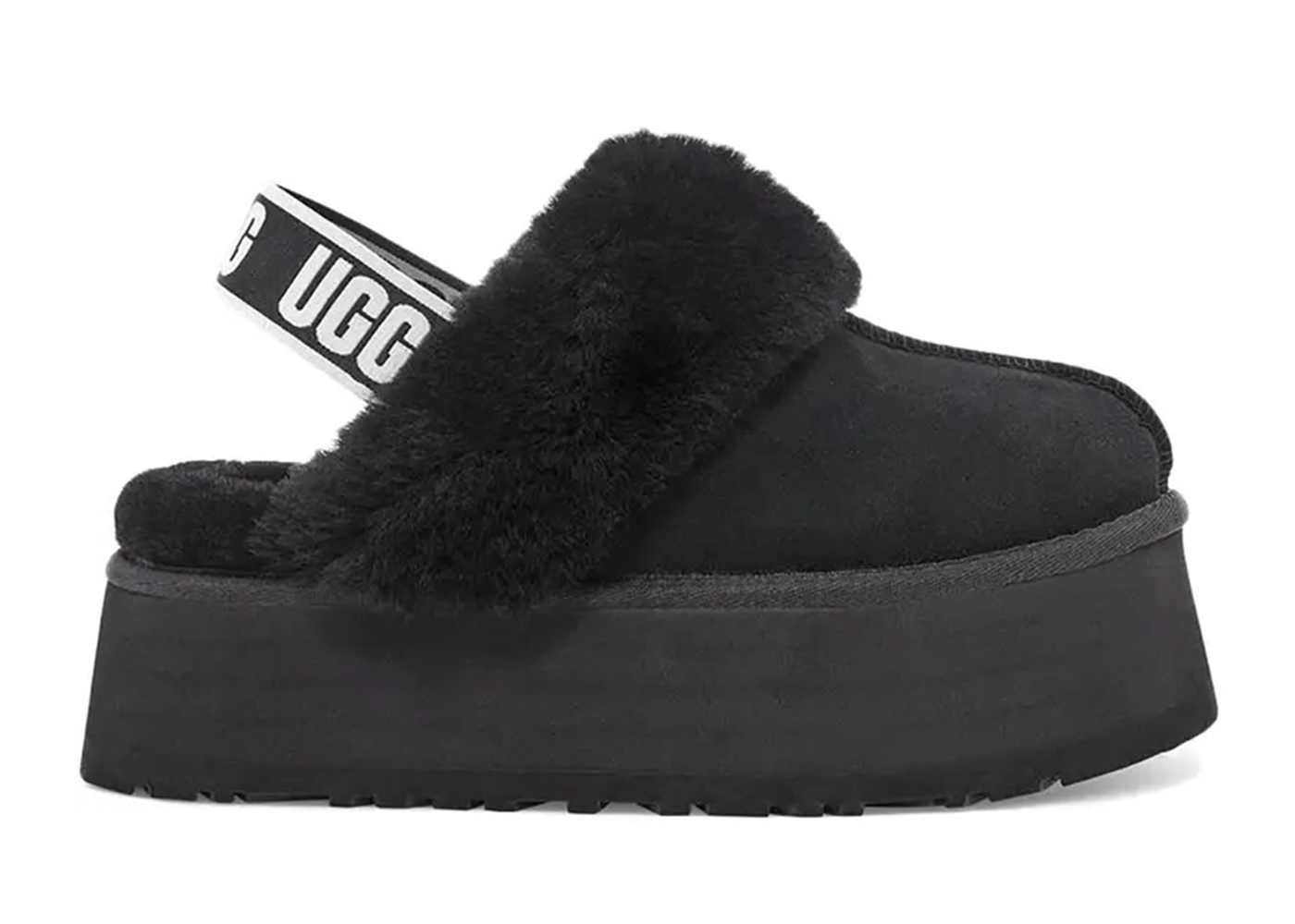 UGG Funkette Slipper Black - vstockx