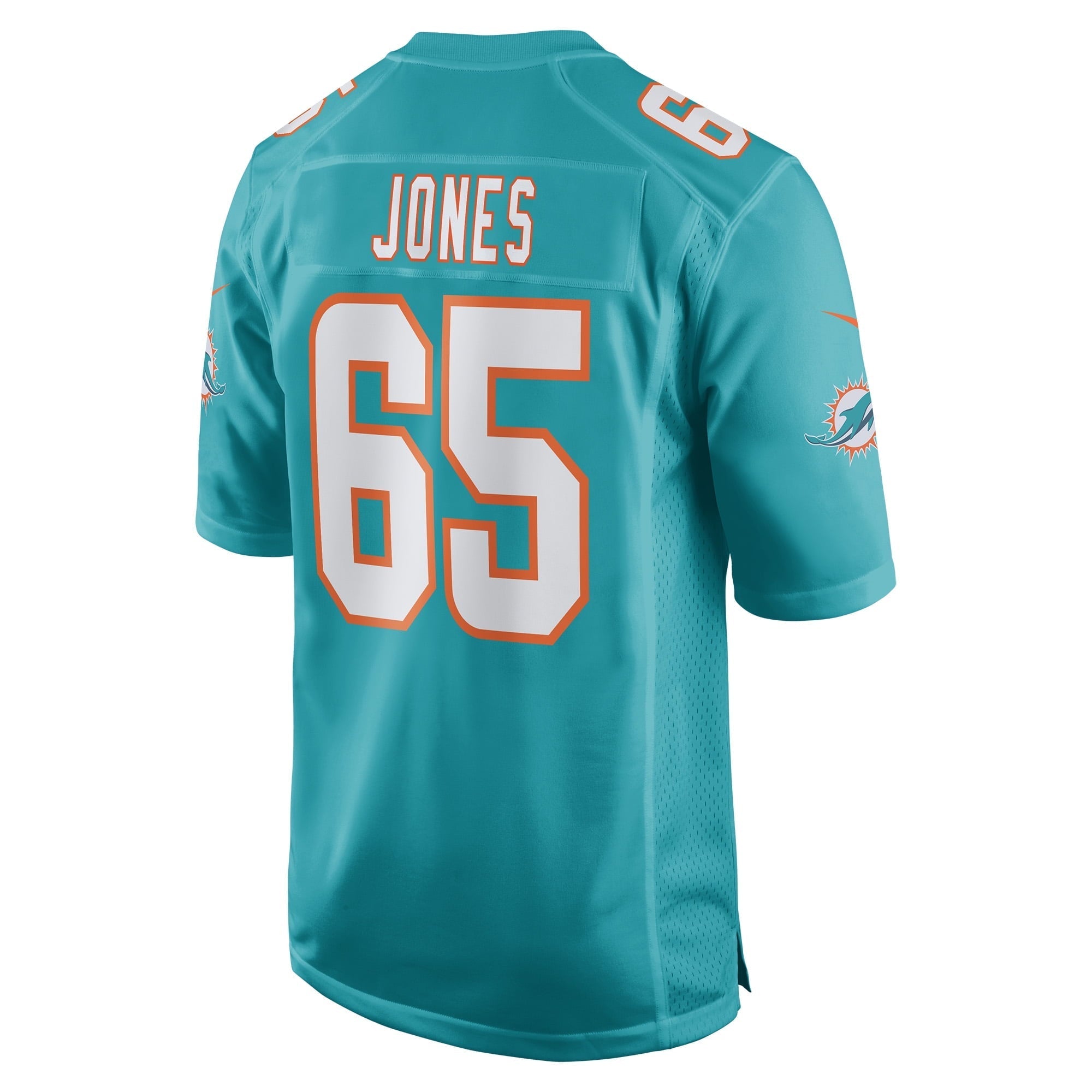 Men's Nike Robert Jones Aqua Miami Dolphins Game Jersey - vstockx