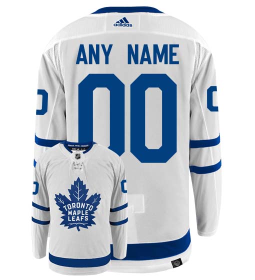 Customizable Toronto Maple Leafs Adidas Primegreen Authentic NHL Hockey Jersey - vstockx