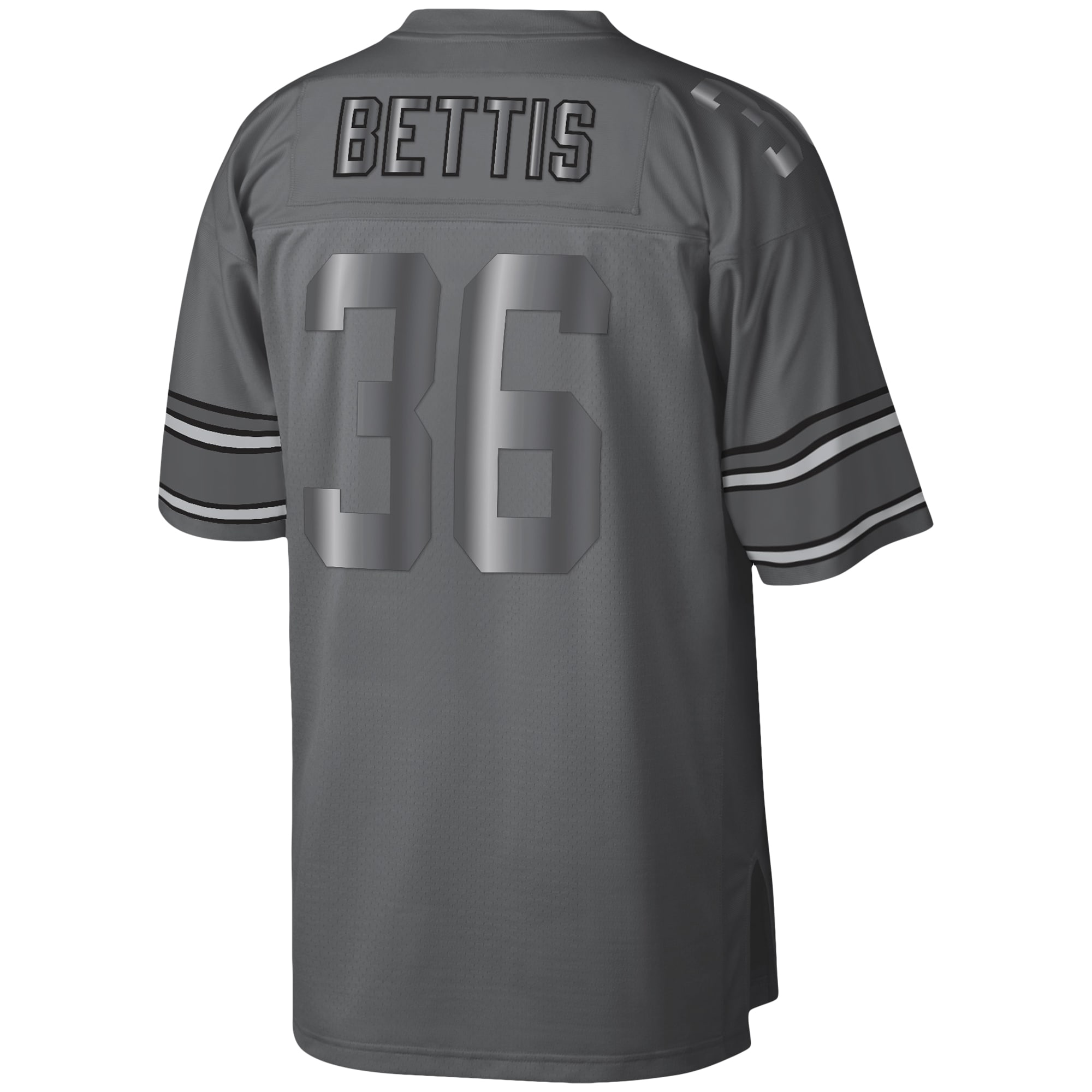 Jerome Bettis Pittsburgh Steelers Mitchell & Ness 1996 Retired Player Metal Legacy Jersey - Charcoal - vstockx