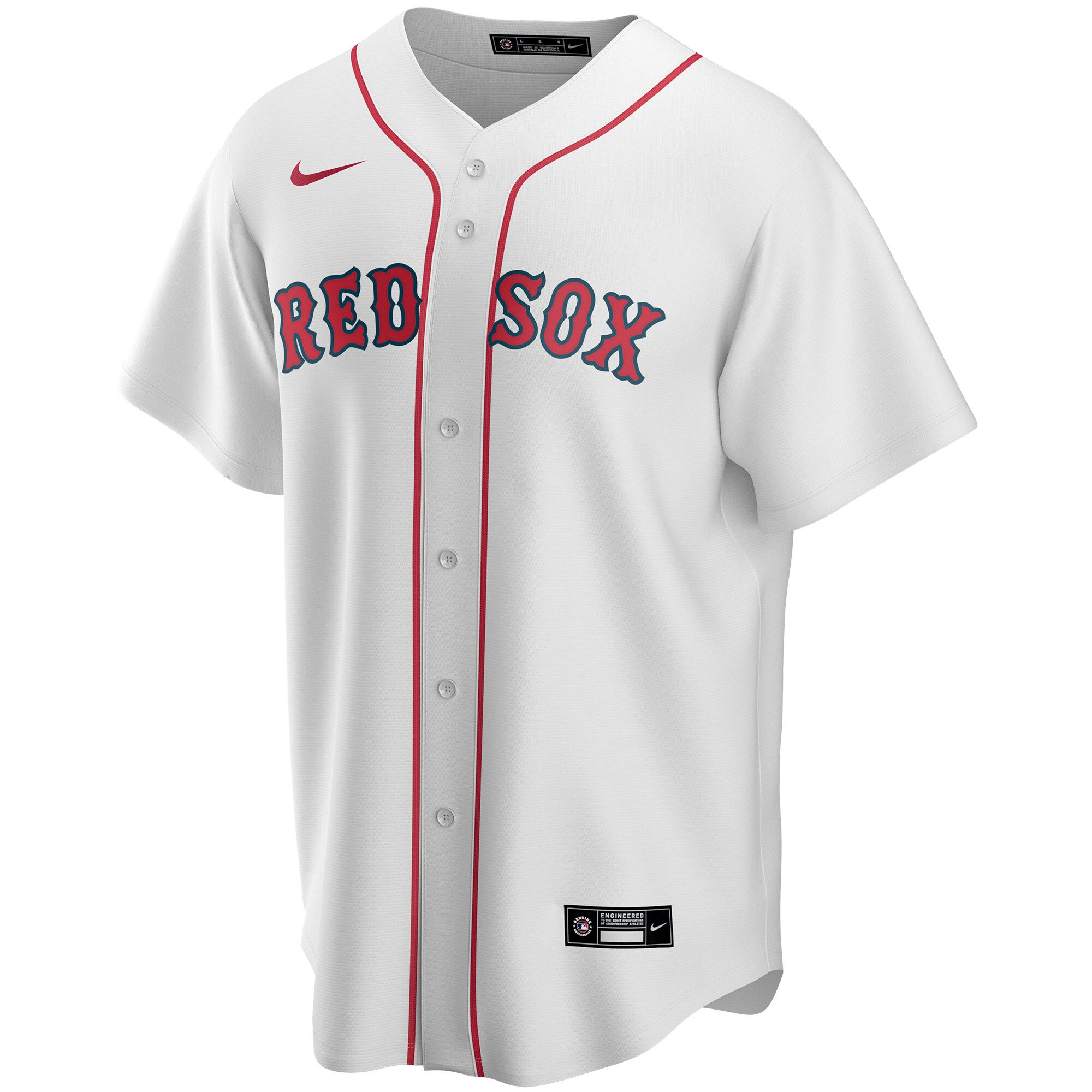 Boston Red Sox Nike Home Replica Custom Jersey - White - vstockx
