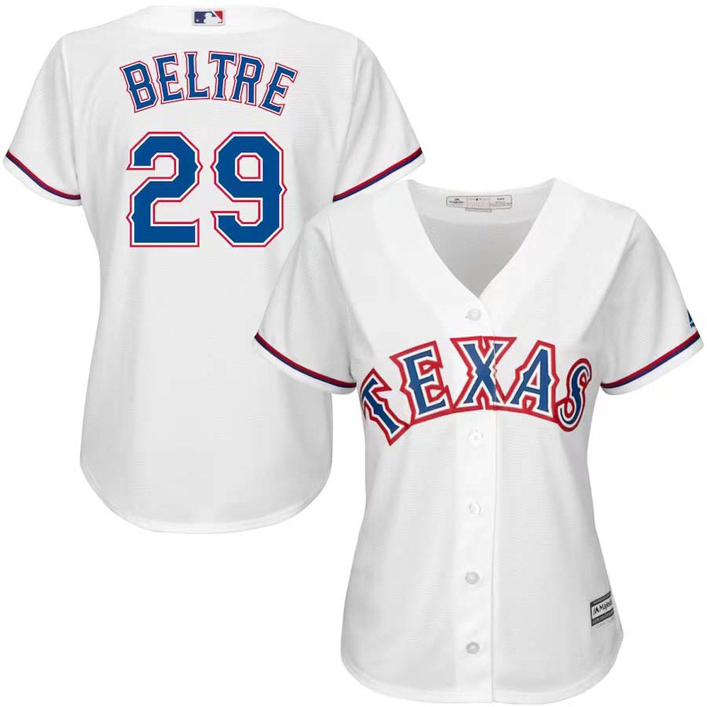 Women's Texas Rangers Adrian Beltre Replica Home Jersey - White - vstockx