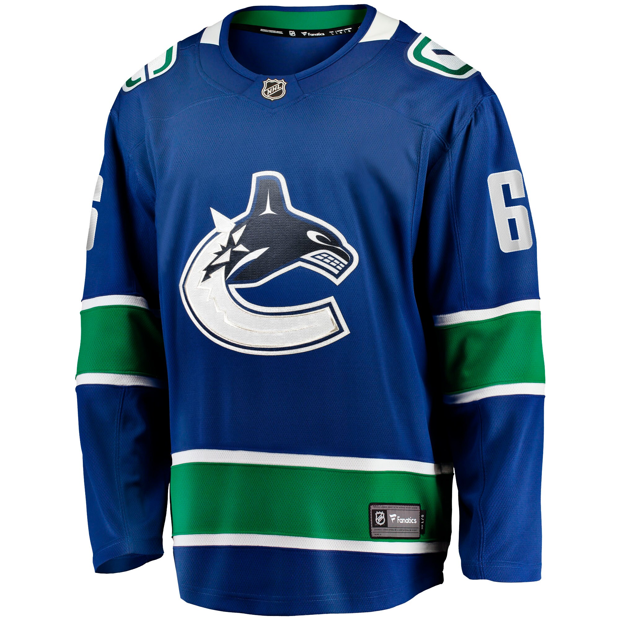 Brock Boeser Vancouver Canucks Fanatics Branded Home Breakaway Jersey - Blue - vstockx