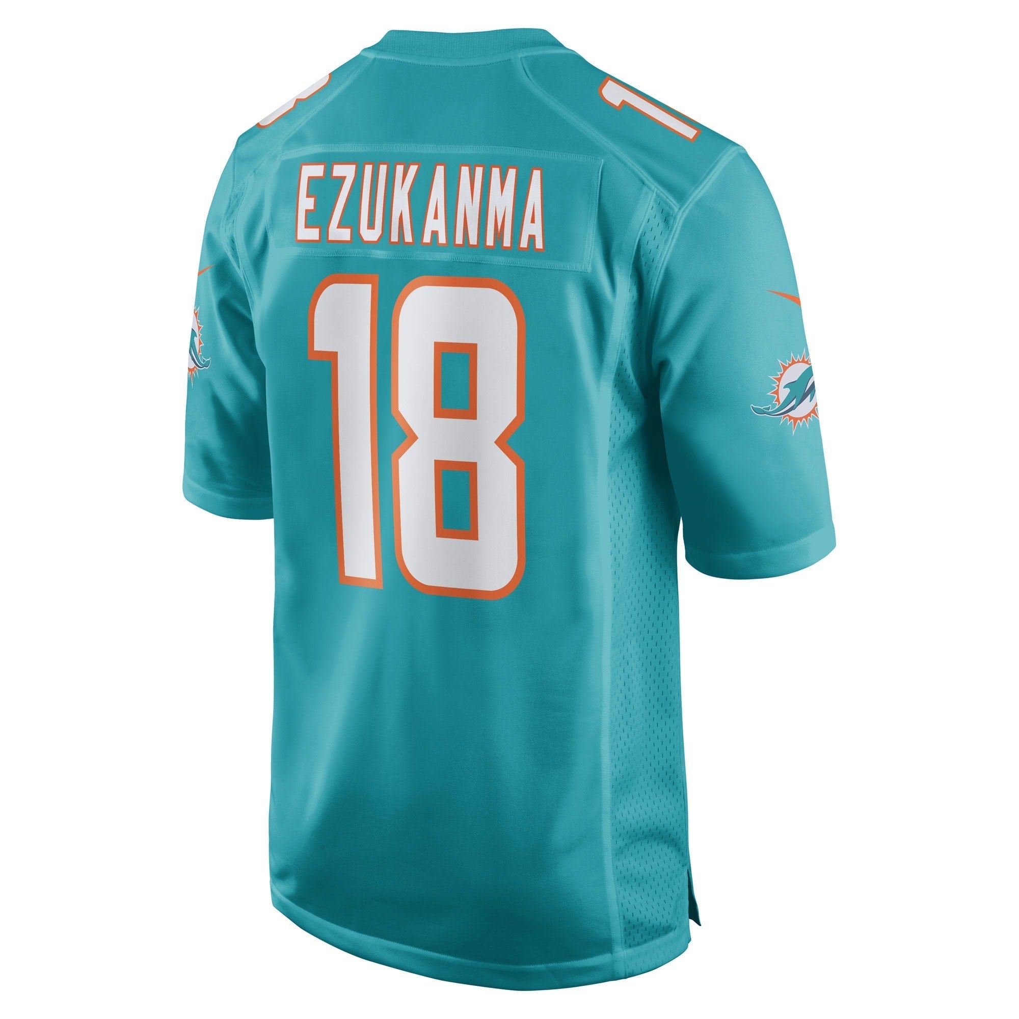 Men's Nike Erik Ezukanma Aqua Miami Dolphins Game Player Jersey - vstockx