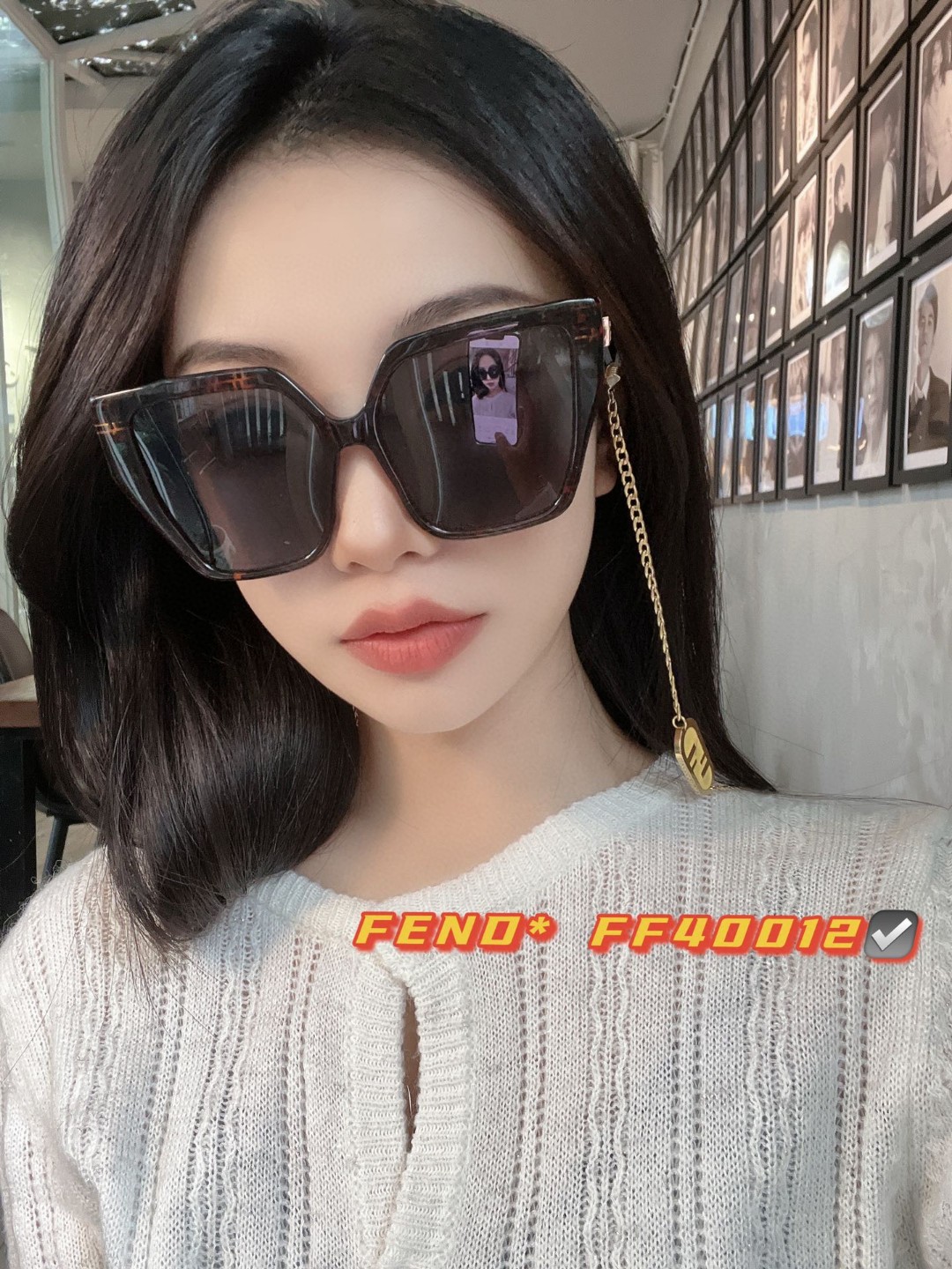 Sunglasses Fendi FF40012 size:55��18-145 - vstockx