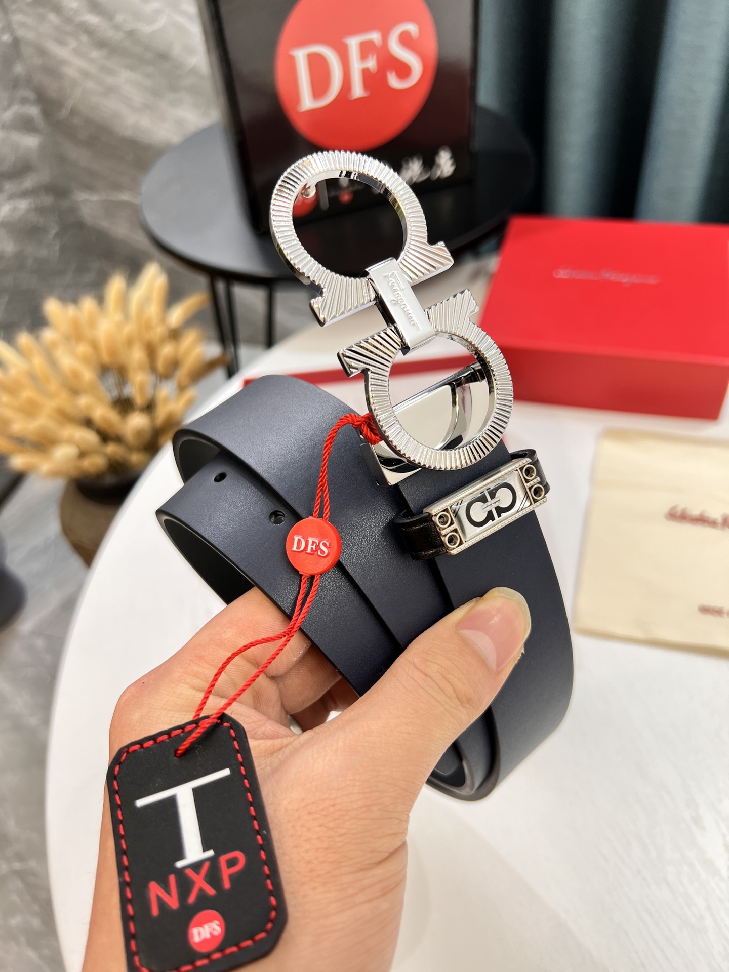 Streetwear Belt Ferragamo 319697 size:3.5cm - vstockx