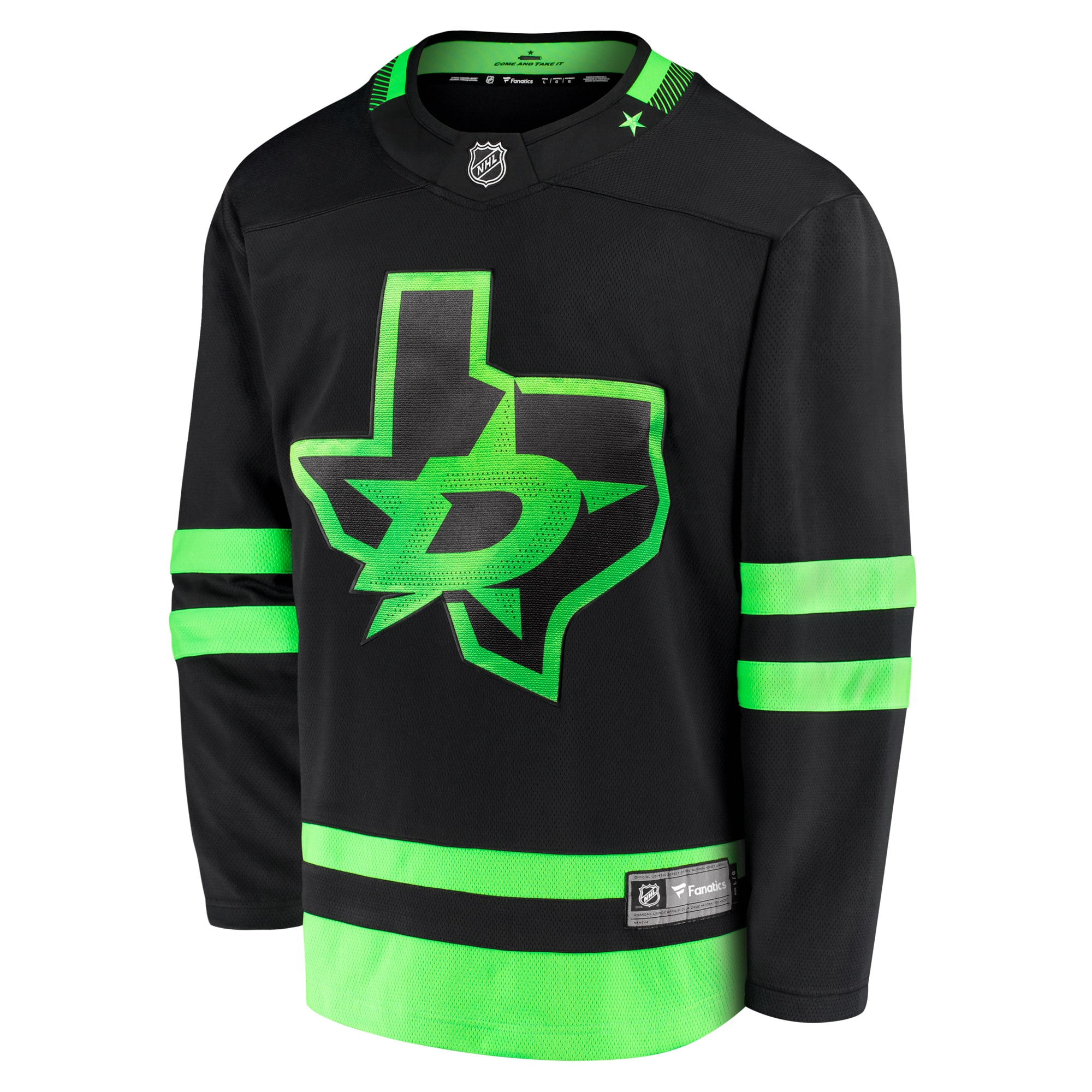 Dallas Stars Fanatics Branded 2020/21 Alternate Premier Breakaway Jersey - Black - vstockx