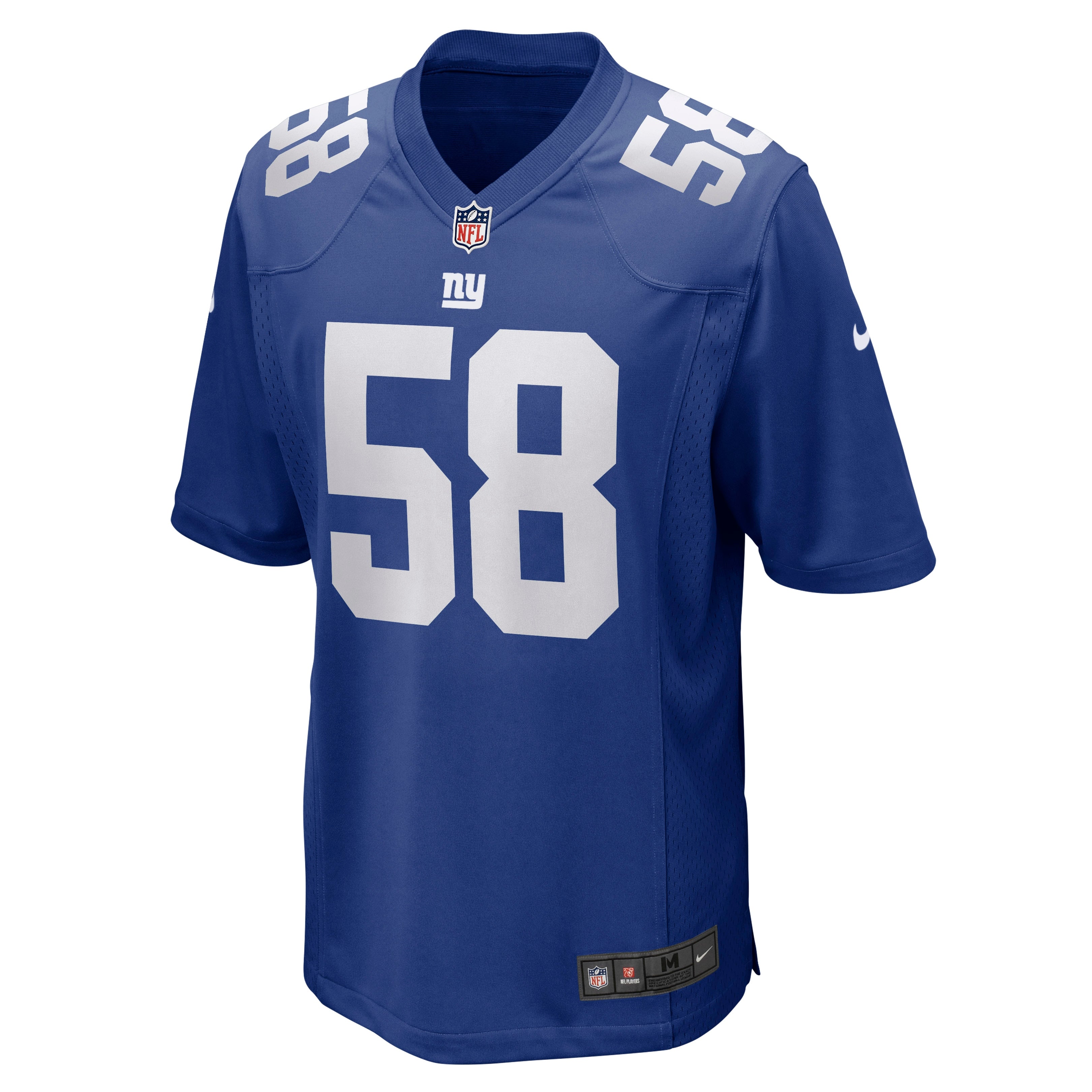 Men's Nike Casey Kreiter Royal New York Giants Game Jersey - vstockx