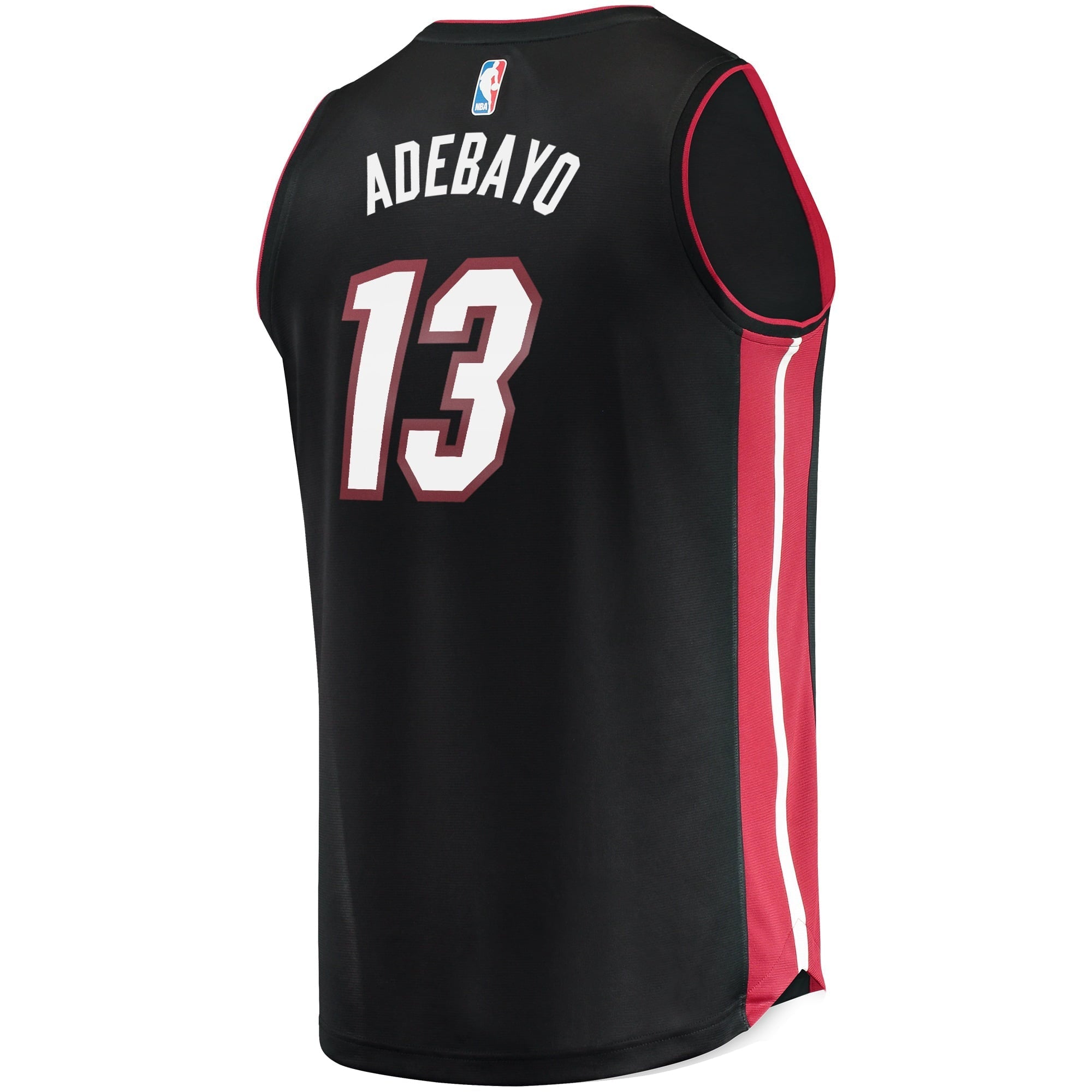 Men's Fanatics Branded Bam Adebayo Black Miami Heat Fast Break Replica Player Jersey - Icon Edition - vstockx