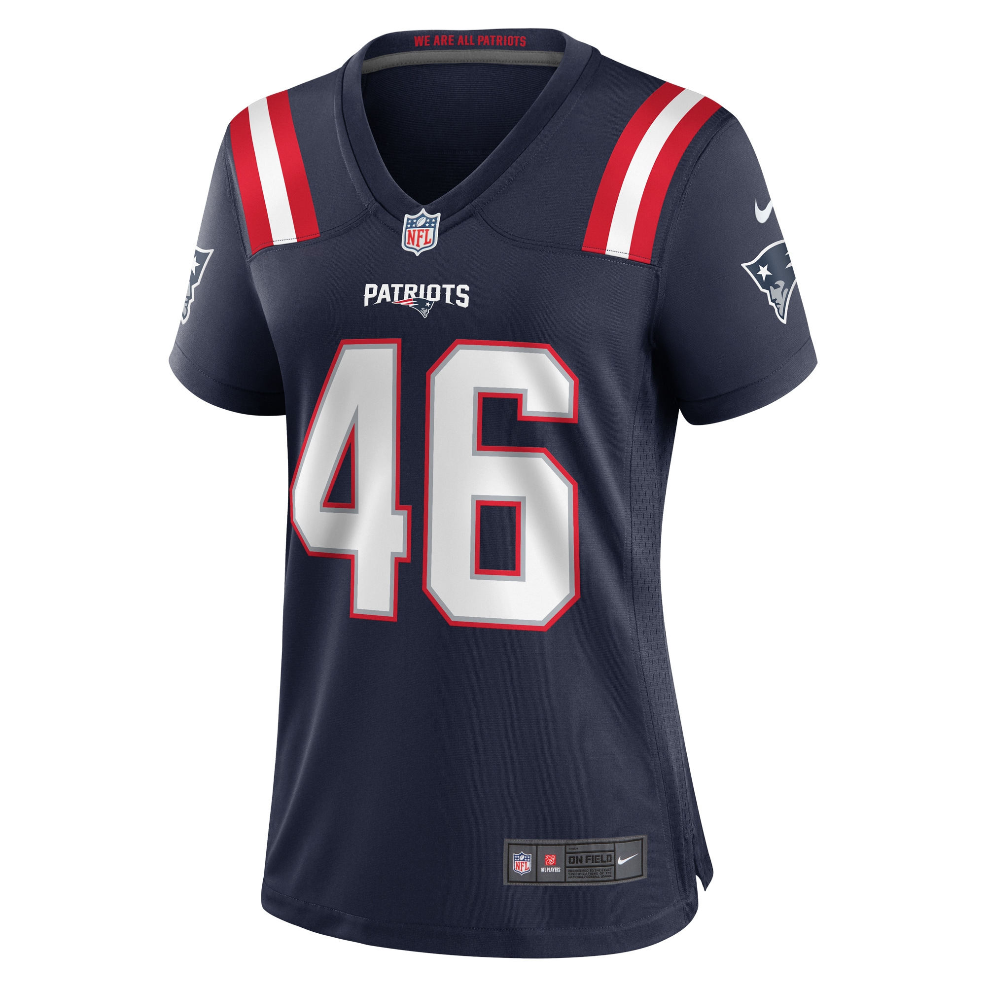 Tucker Addington New England Patriots Nike Women's Home Game Player Jersey - Navy - vstockx