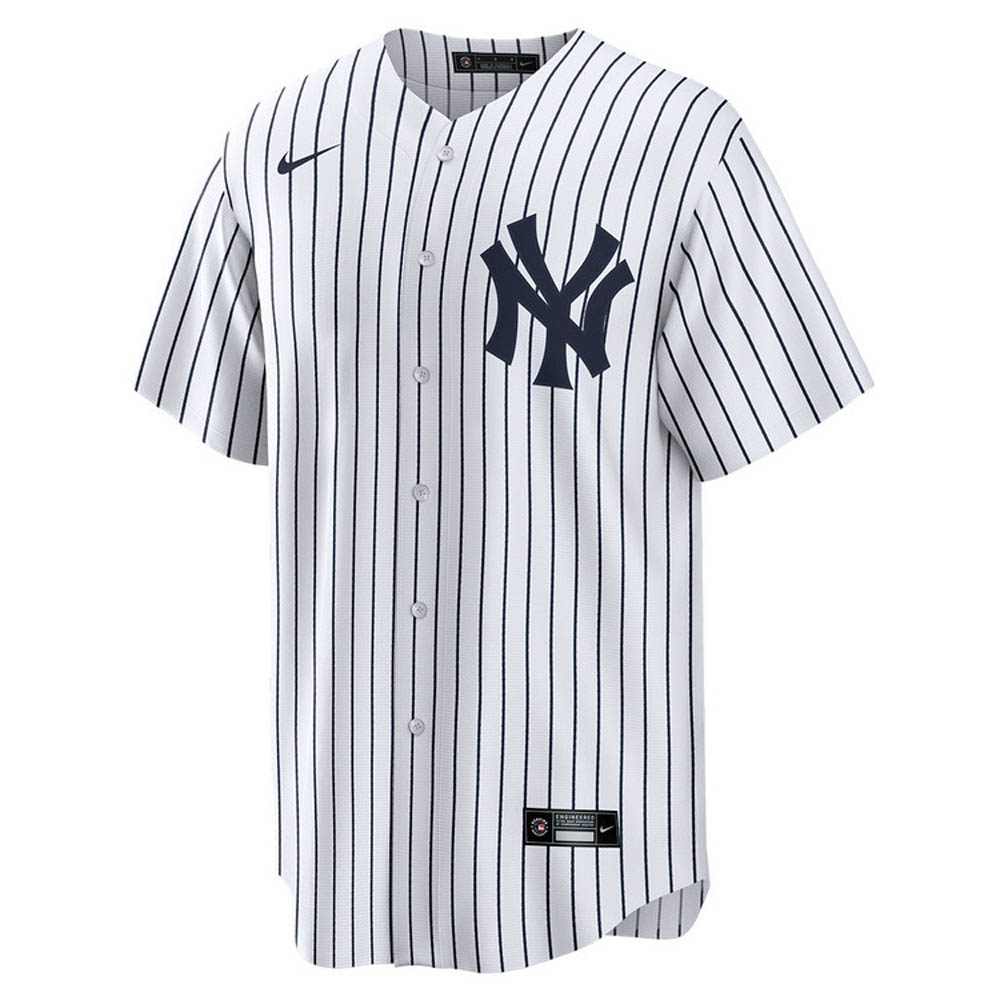 Youth New York Yankees Anthony Volpe Cool Base Replica Home Jersey - White - vstockx
