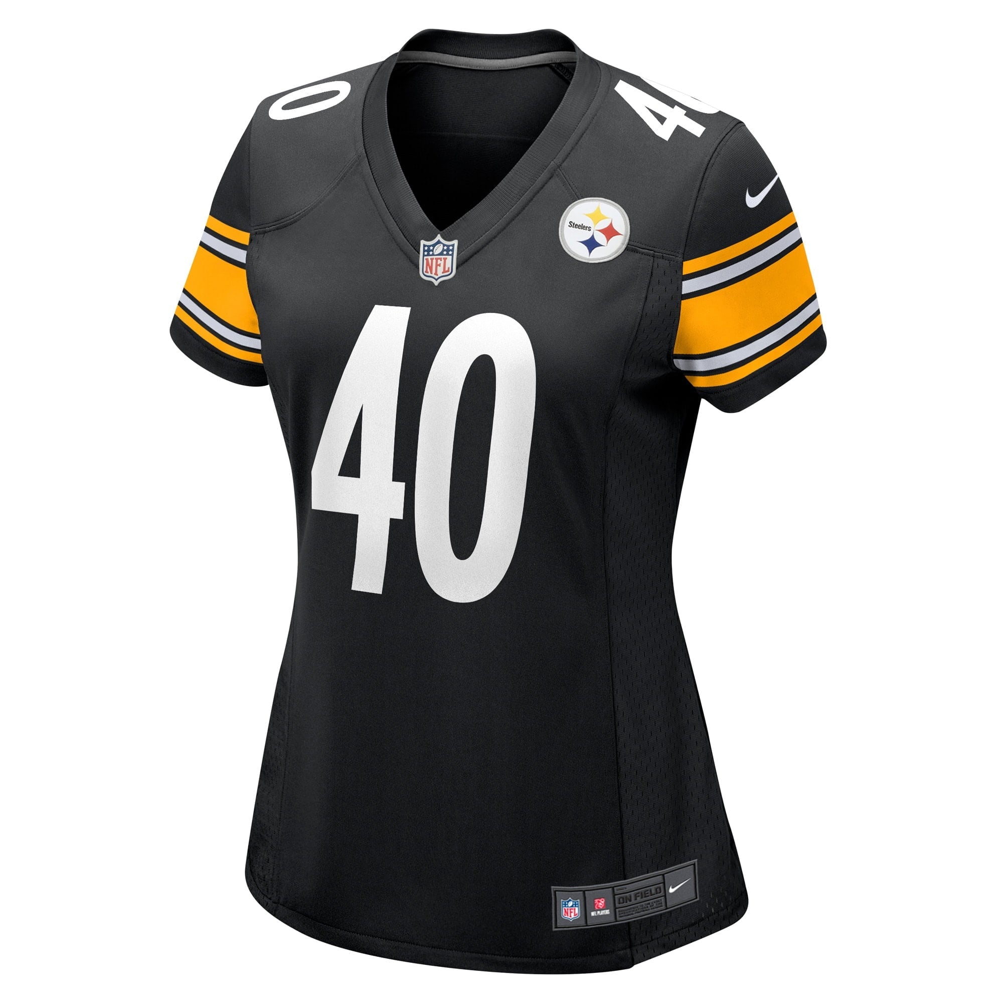 Women's Nike Andrew Adams Black Pittsburgh Steelers Game Player Jersey - vstockx