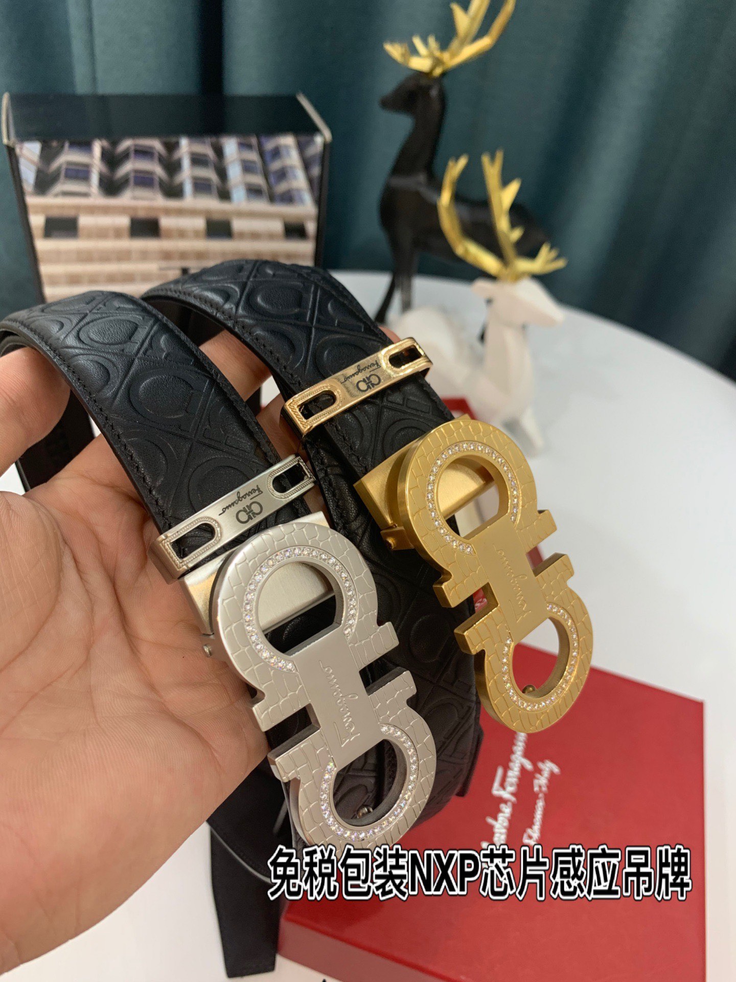 Streetwear Belt Ferragamo 319170 size:3.5cm - vstockx