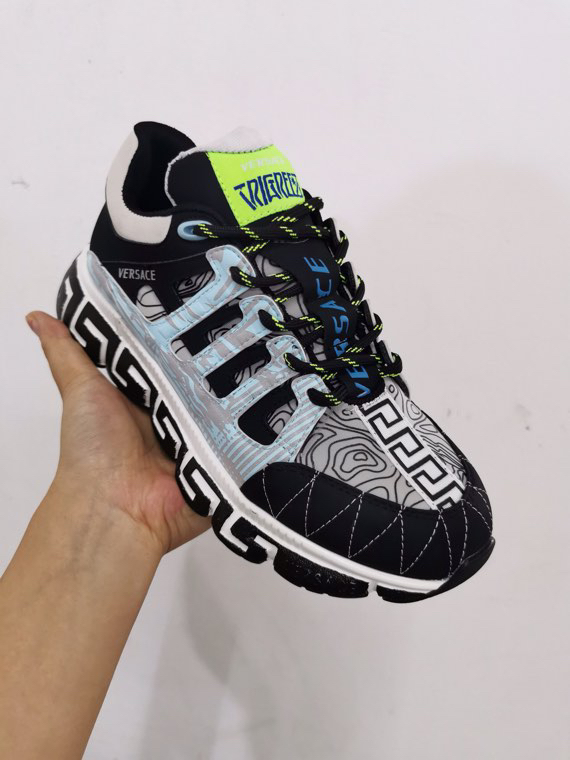 Versace Trigreca Milan Black Blue Purple - vstockx