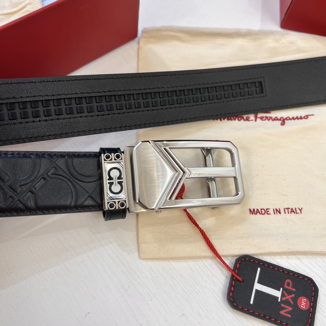 Streetwear Belt Ferragamo 320148 size:3.5cm - vstockx