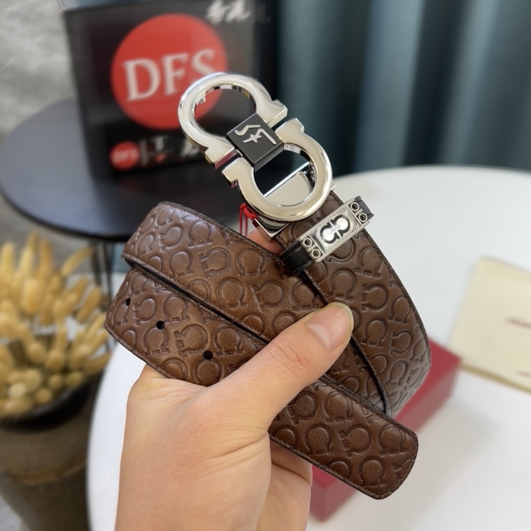 Streetwear Belt Ferragamo 319576 size:3.5cm - vstockx