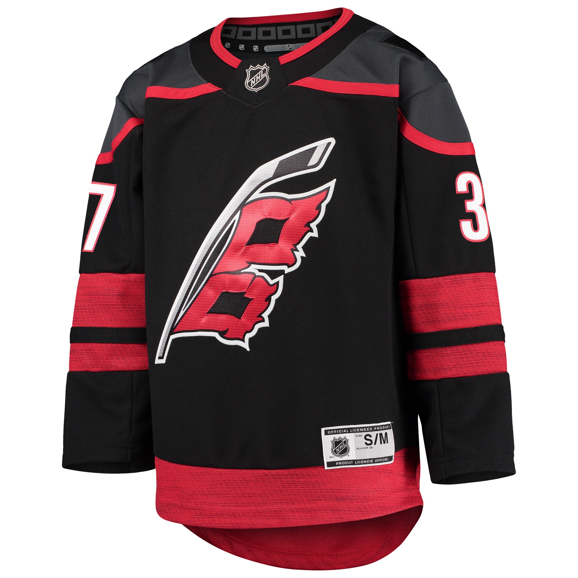 Andrei Svechnikov Carolina Hurricanes Youth Home Premier Player Jersey - Black - vstockx
