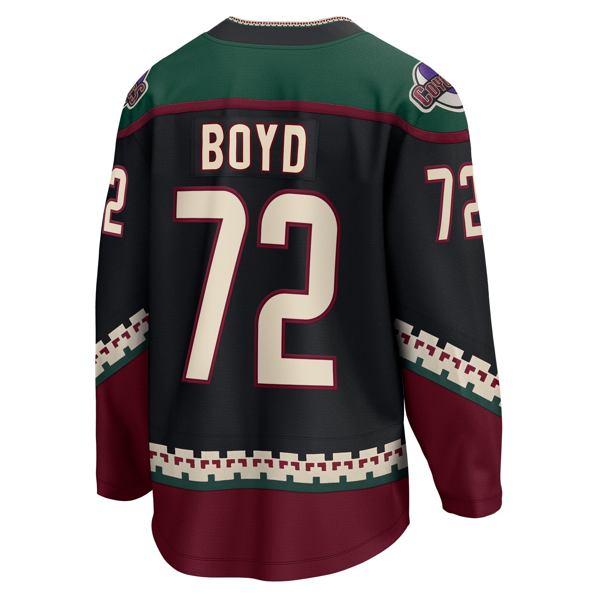 Men's Fanatics Branded Travis Boyd Black Arizona Coyotes Home Breakaway Player Jersey - vstockx
