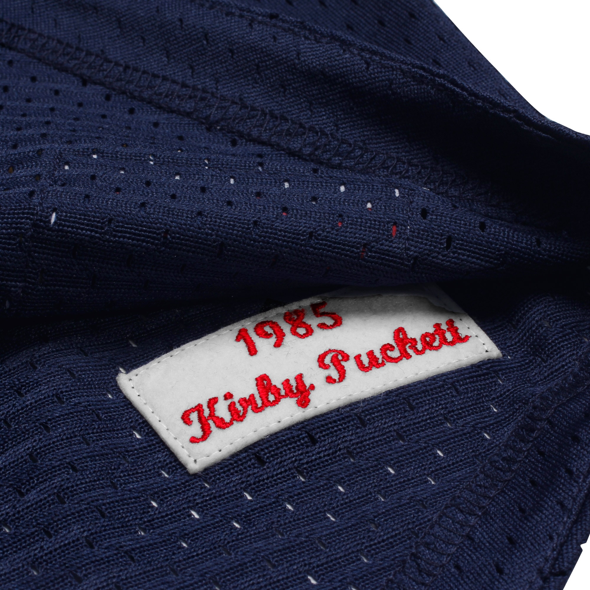 Kirby Puckett Minnesota Twins Mitchell & Ness 1985 Authentic Cooperstown Collection Mesh Batting Practice Jersey - Navy - vstockx