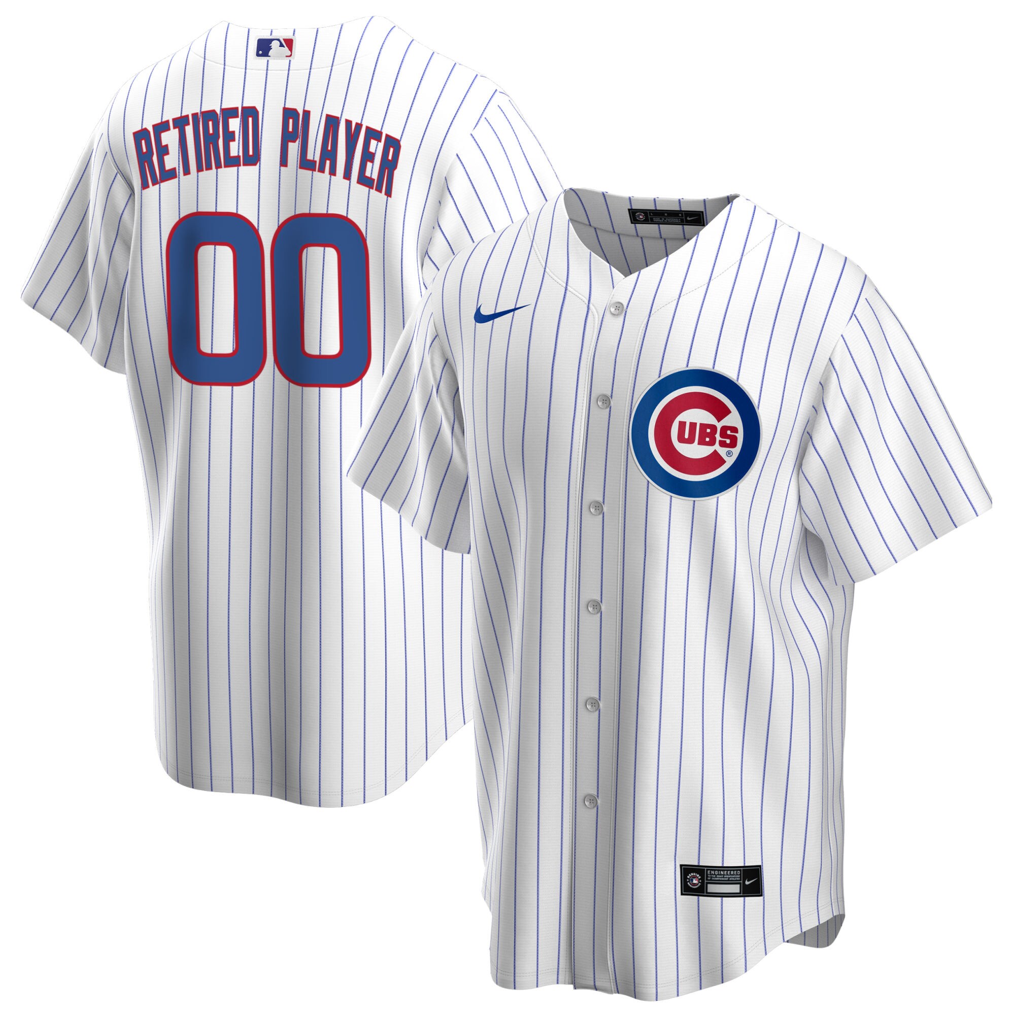 Chicago Cubs Nike Home Pick-A-Player Retired Roster Replica Jersey - White - vstockx