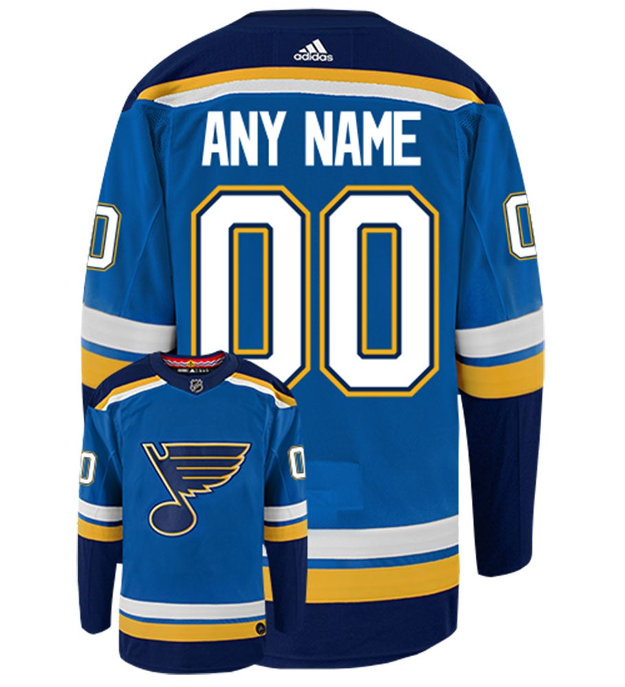 St. Louis Blues Adidas Authentic Home NHL Hockey Jersey - vstockx