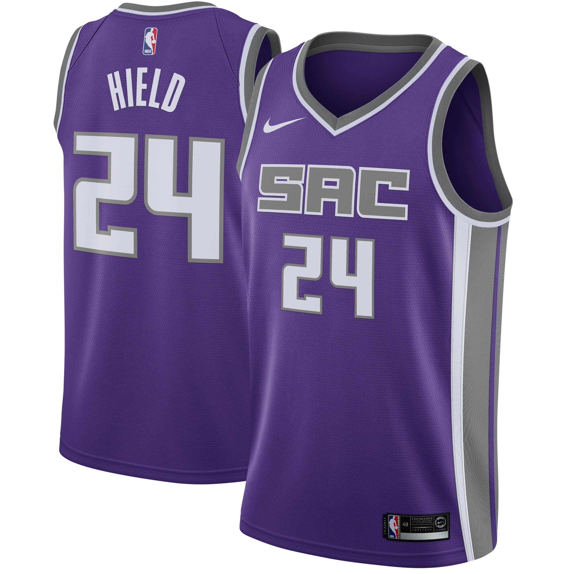 Buddy Hield Sacramento Kings Nike Swingman Jersey Purple - Icon Edition - vstockx