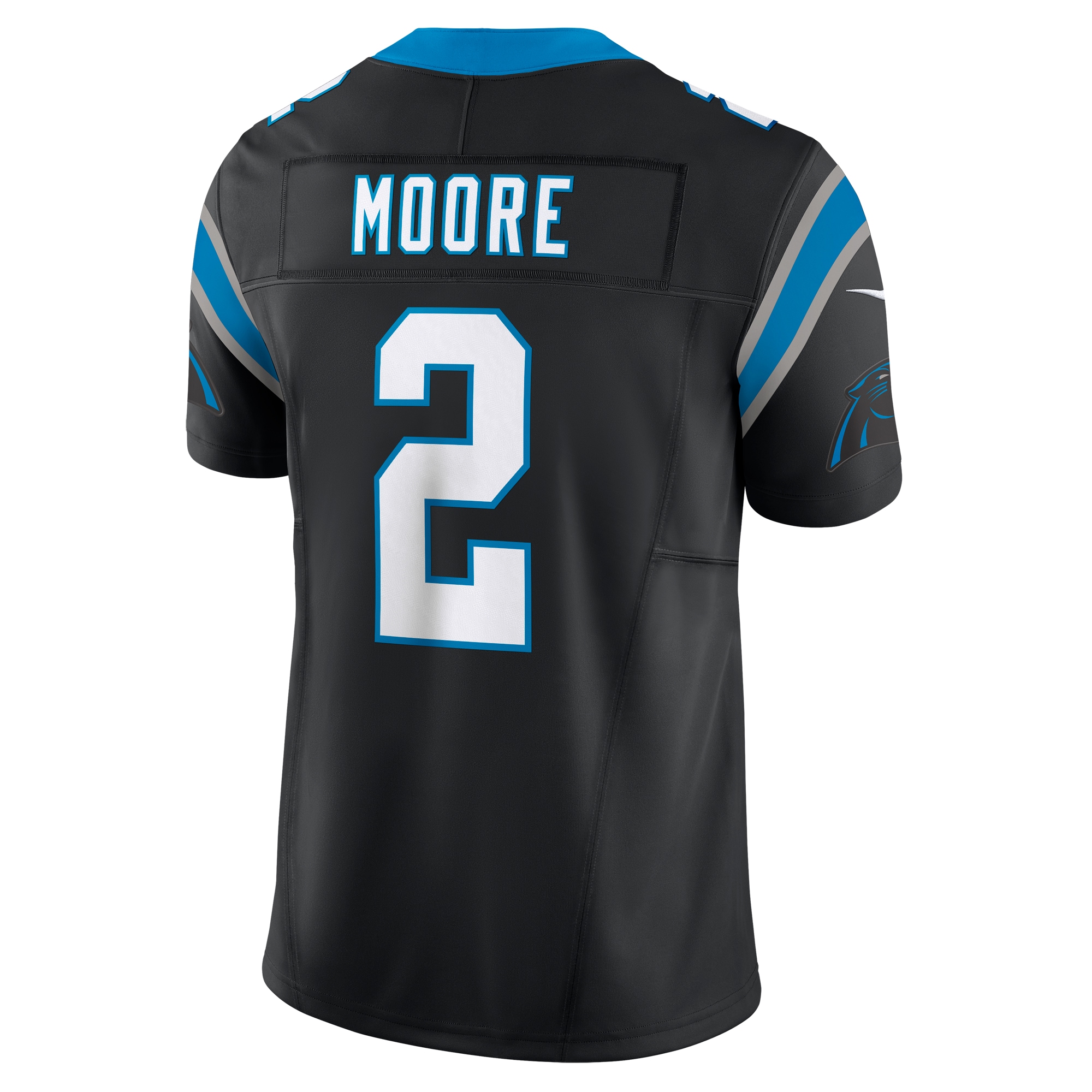 D.J. Moore Carolina Panthers Nike Vapor F.U.S.E. Limited Jersey - Black - vstockx