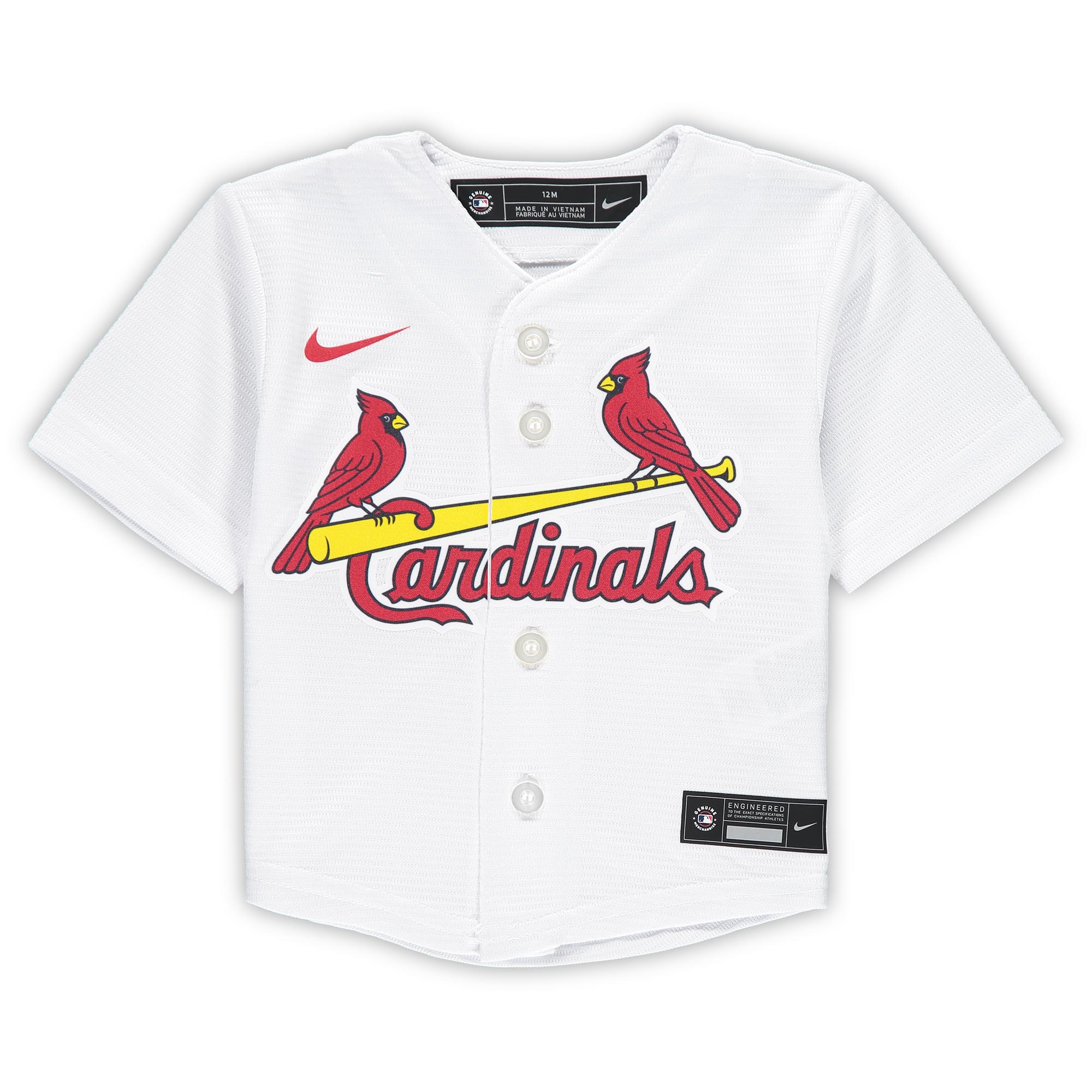 St. Louis Cardinals Nike Infant Home Replica Team Jersey - White - vstockx