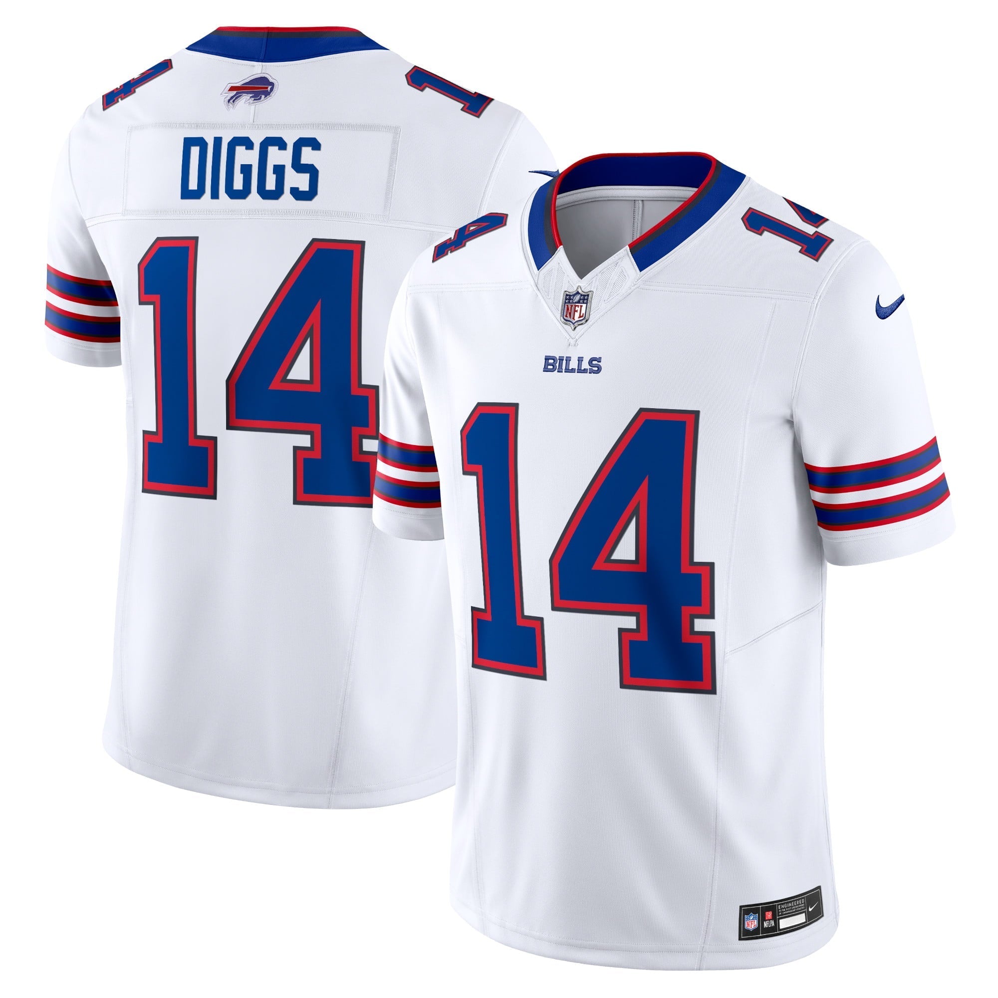 Men's Nike Stefon Diggs White Buffalo Bills Vapor F.U.S.E. Limited Jersey - vstockx