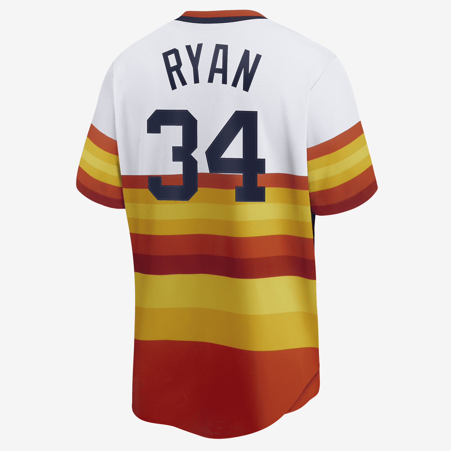 MLB Houston Astros (Nolan Ryan) Men's Cooperstown Baseball Jersey - White - vstockx