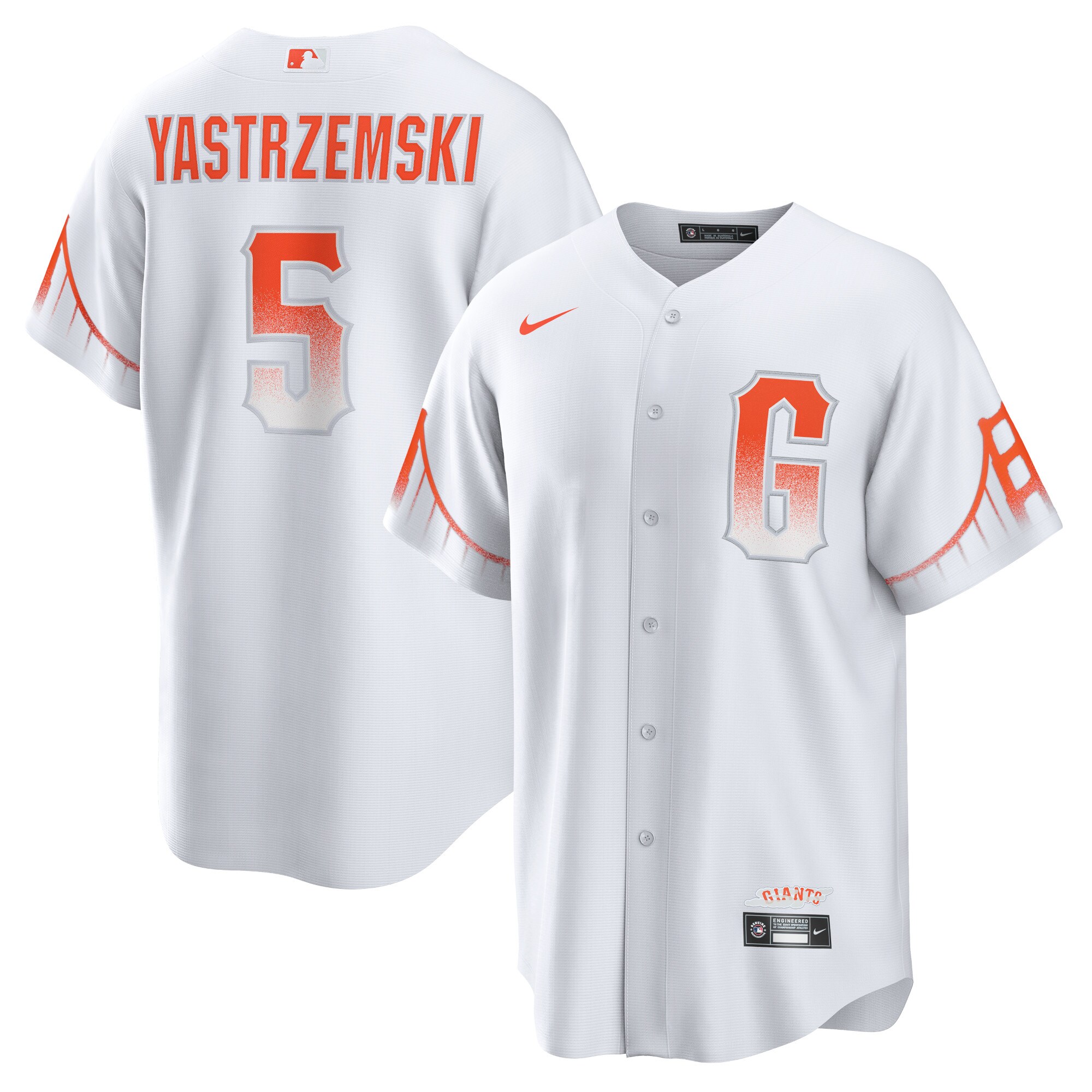 Mike Yastrzemski San Francisco Giants Nike City Connect Replica Player Jersey - White - vstockx