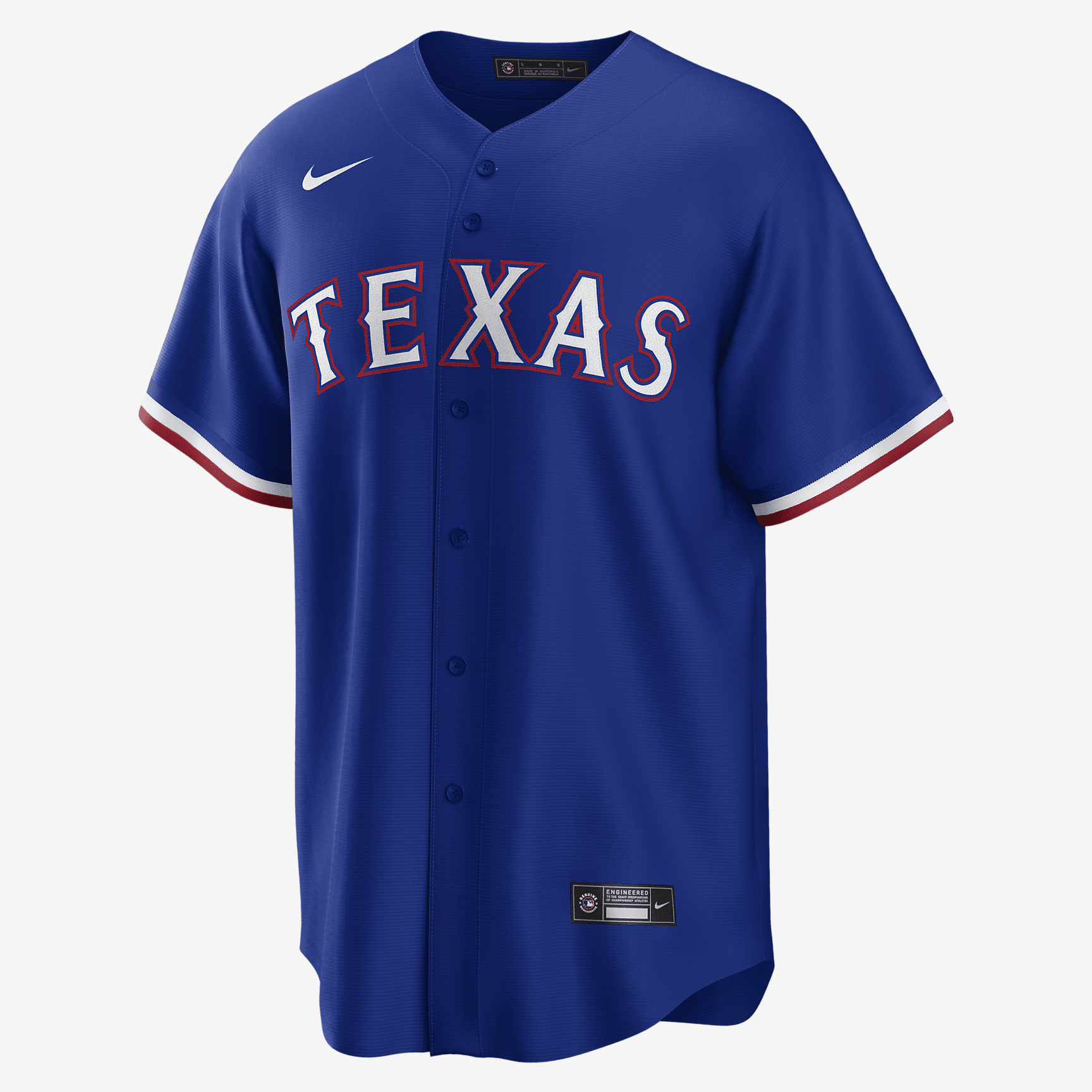 MLB Texas Rangers (Jacob deGrom) Men's Replica Baseball Jersey - Royal - vstockx