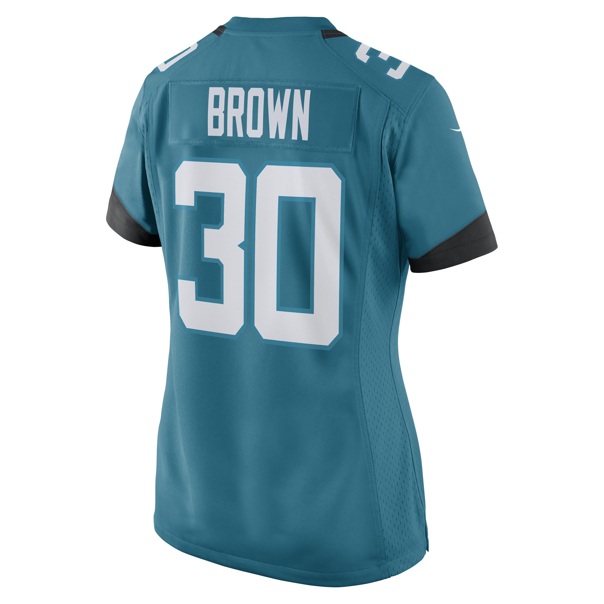 Montaric Brown Jacksonville Jaguars Nike Women's Game Player Jersey - Teal - vstockx