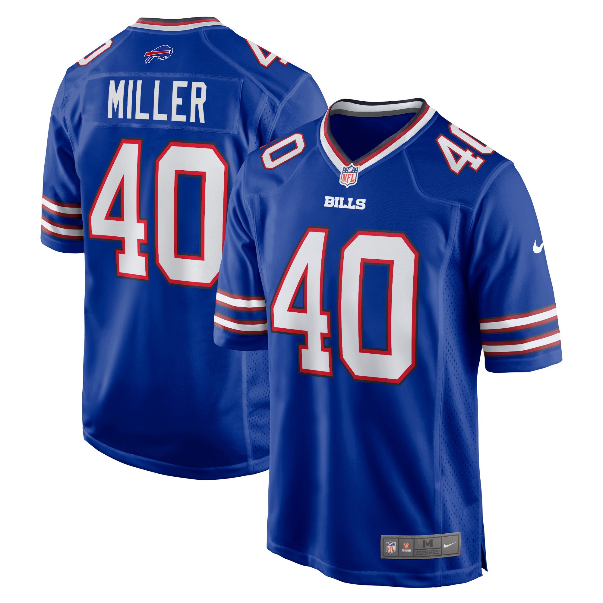 Von Miller Buffalo Bills Nike Player Game Jersey - Royal - vstockx