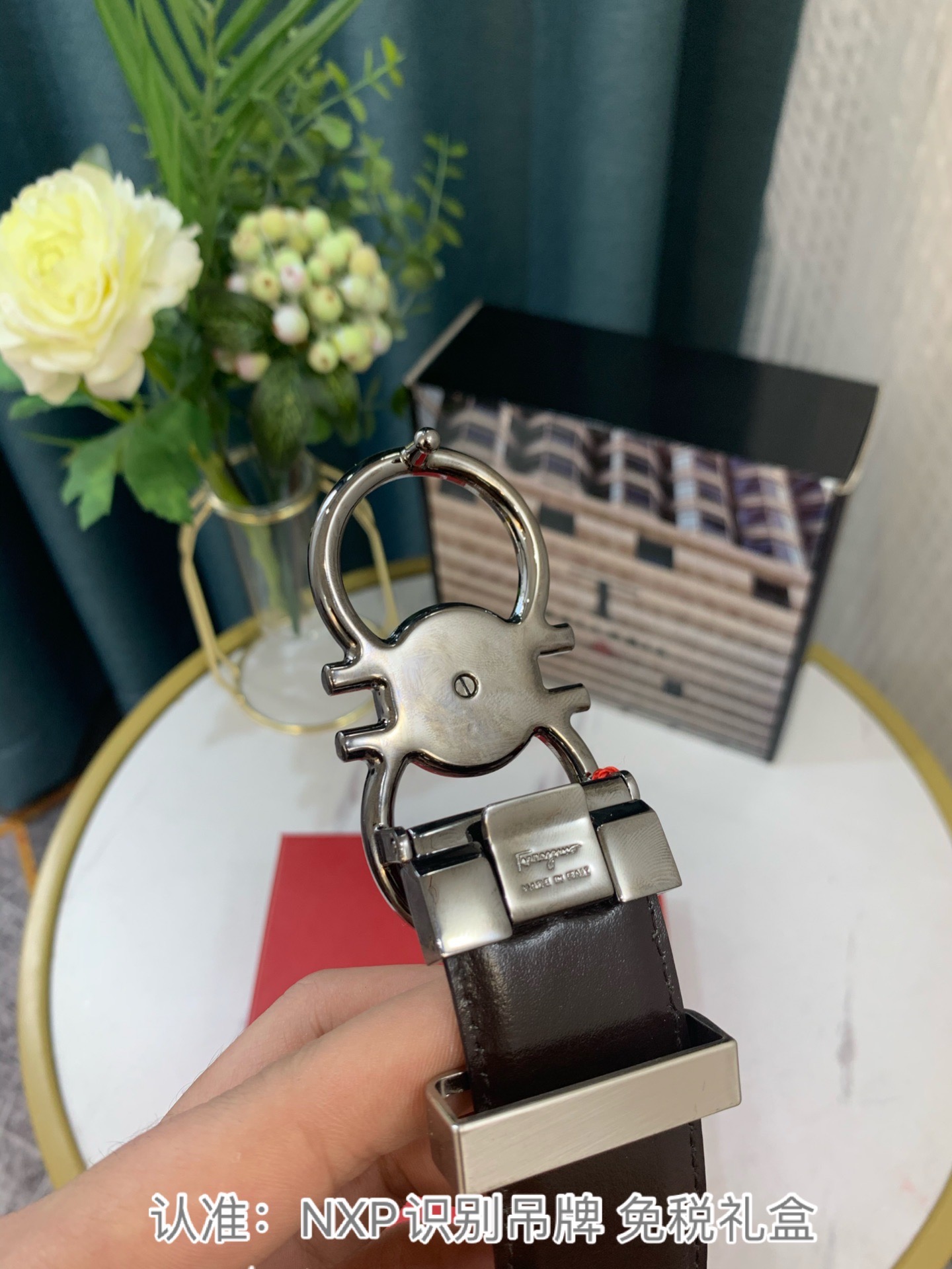 Streetwear Belt Ferragamo 319132 size:3.5cm - vstockx