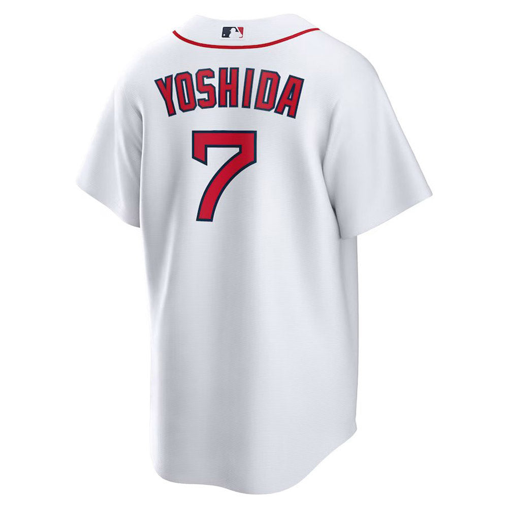 Youth Boston Red Sox Masataka Yoshida Cool Base Replica Home Jersey - White - vstockx
