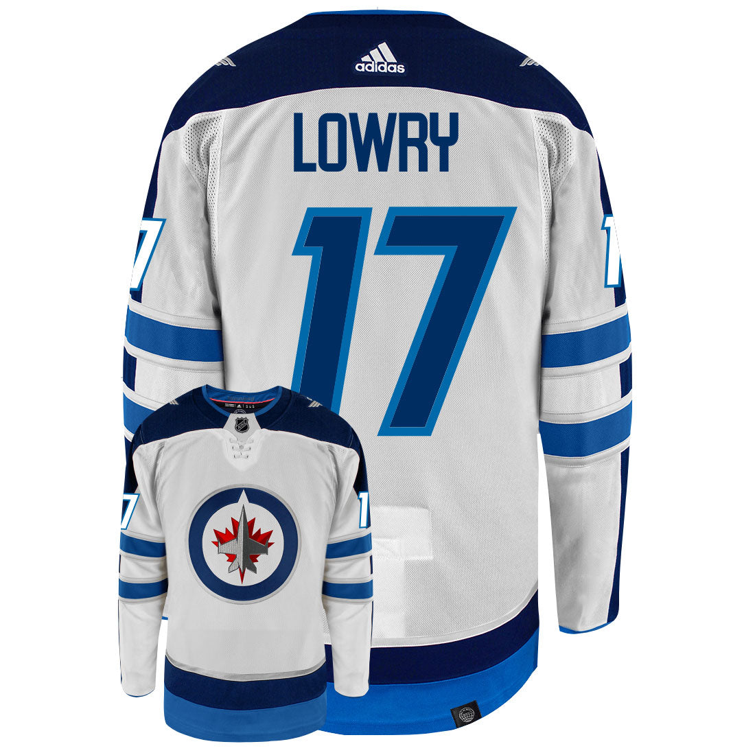 Adam Lowry Winnipeg Jets Adidas Primegreen Authentic NHL Hockey Jersey - vstockx