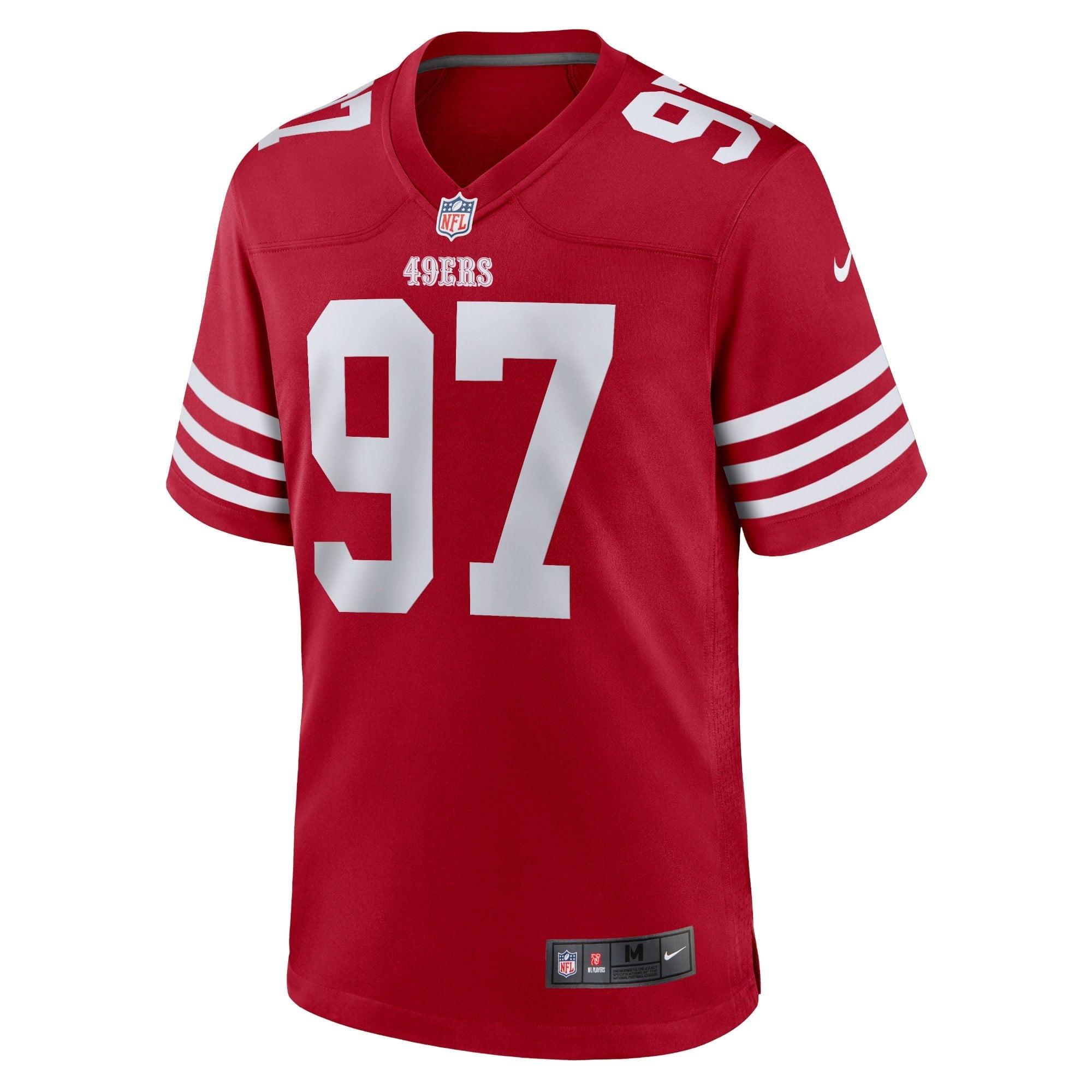 Men's Nike Nick Bosa Scarlet San Francisco 49ers Player Game Jersey - vstockx