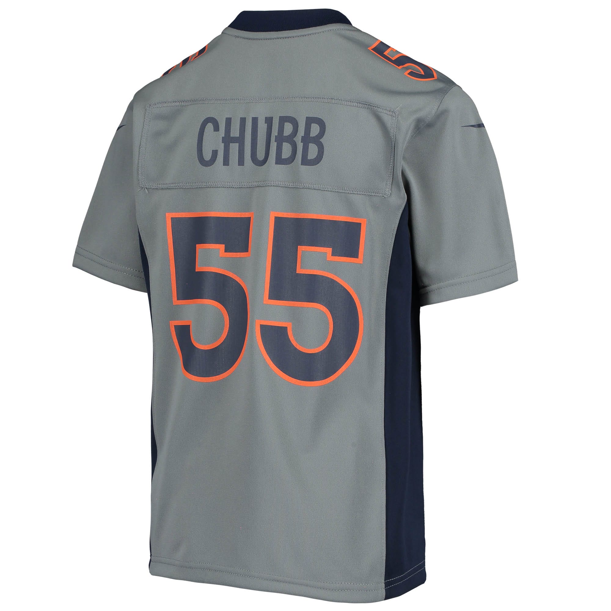 Youth Nike Bradley Chubb Gray Denver Broncos Inverted Team Game Jersey - vstockx