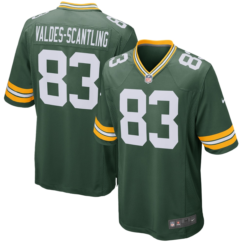 Marquez Valdes-Scantling Green Bay Packers Nike Game Player Jersey - Green - vstockx