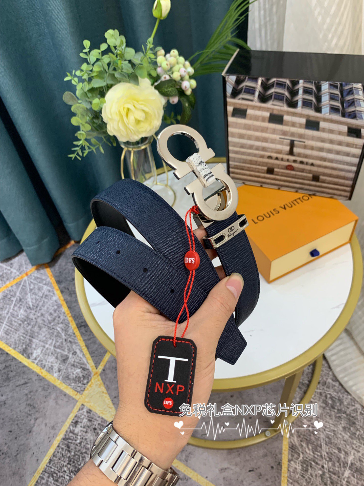 Streetwear Belt Ferragamo 319159 size:3.5cm - vstockx