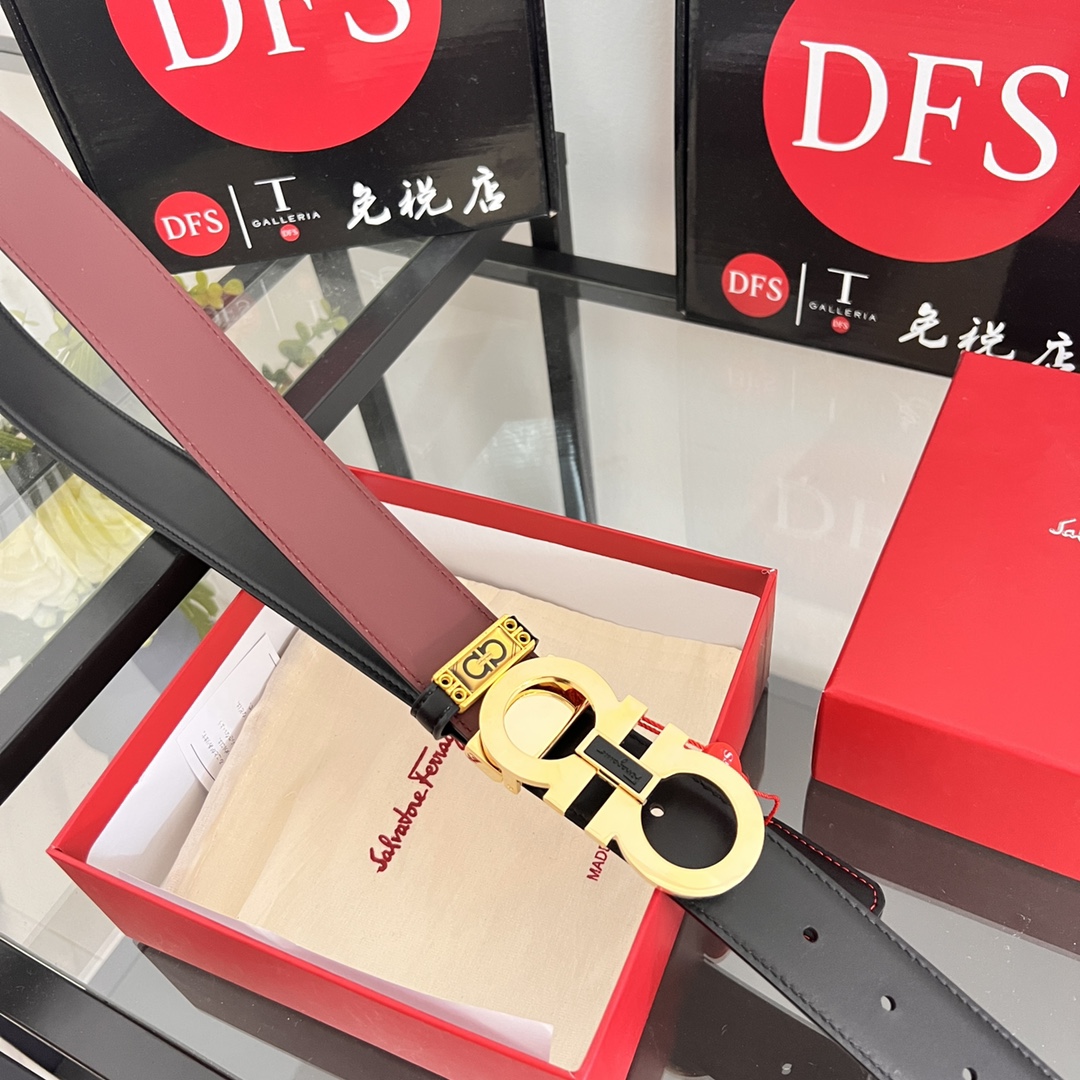 Streetwear Belt Ferragamo 320139 size:3.5cm - vstockx