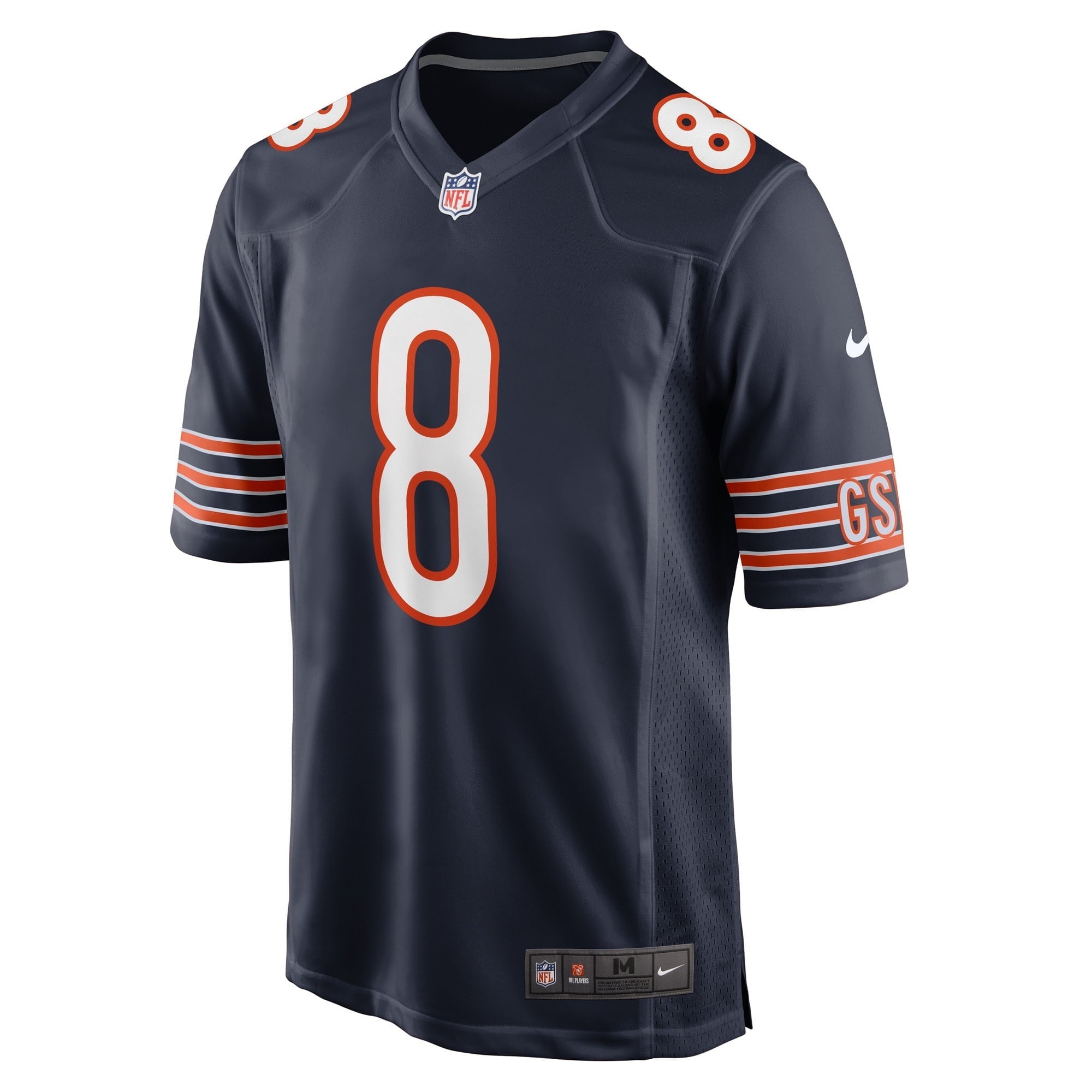 Men's Nike N'Keal Harry Navy Chicago Bears Game Player Jersey - vstockx
