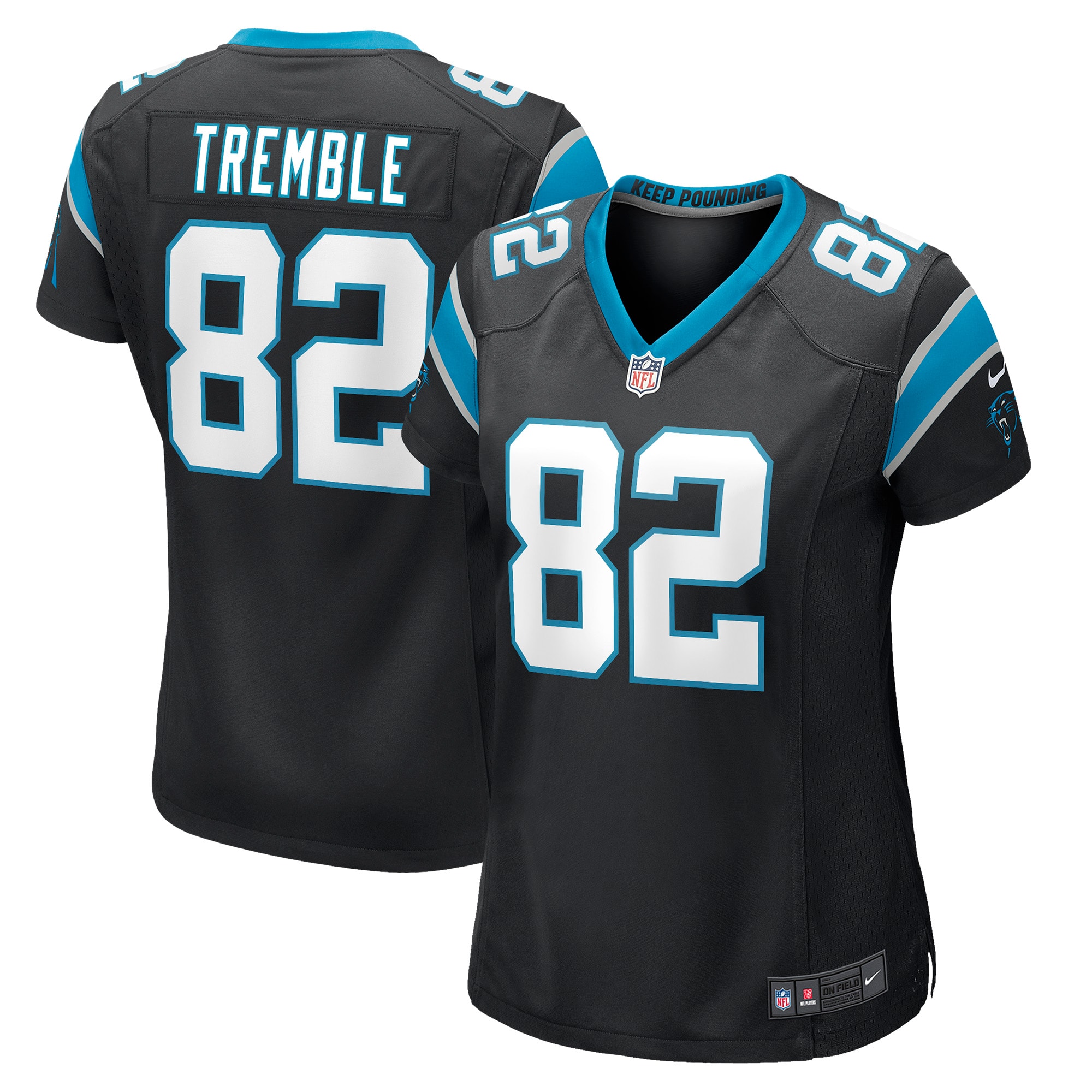 Tommy Tremble Carolina Panthers Nike Women's Game Jersey - Black - vstockx